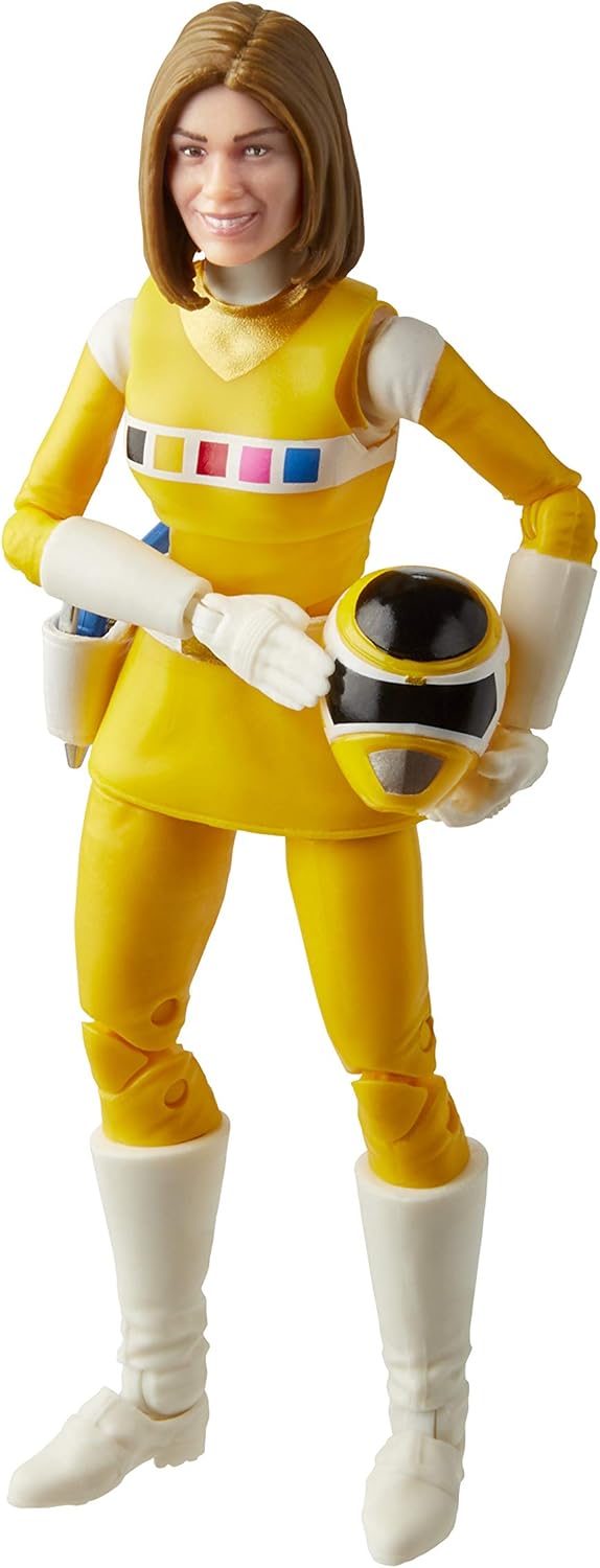 Power Rangers Lightning Collection in Space Yellow Ranger 6-Inch Premium Collectible Action Figure Toy with Accessories