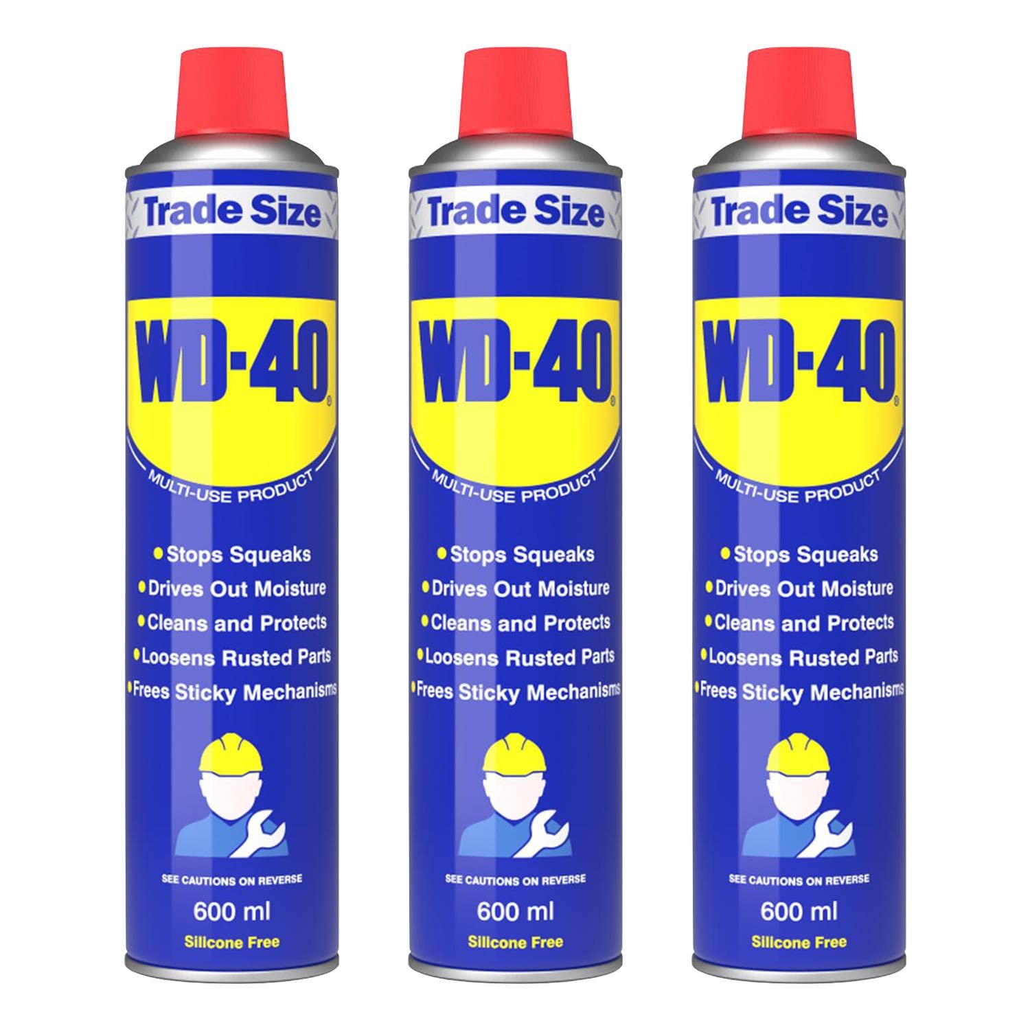 (3 Pack) WD-40 Multi-Use Maintenance Aerosol 600ml