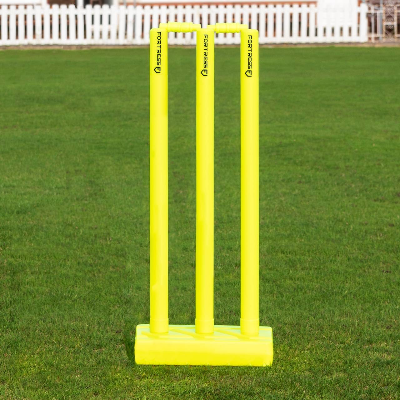 FORTRESS Plastic Cricket Stumps - Available in 3 Sizes | Ultra-Durable Plastic | for All The Family