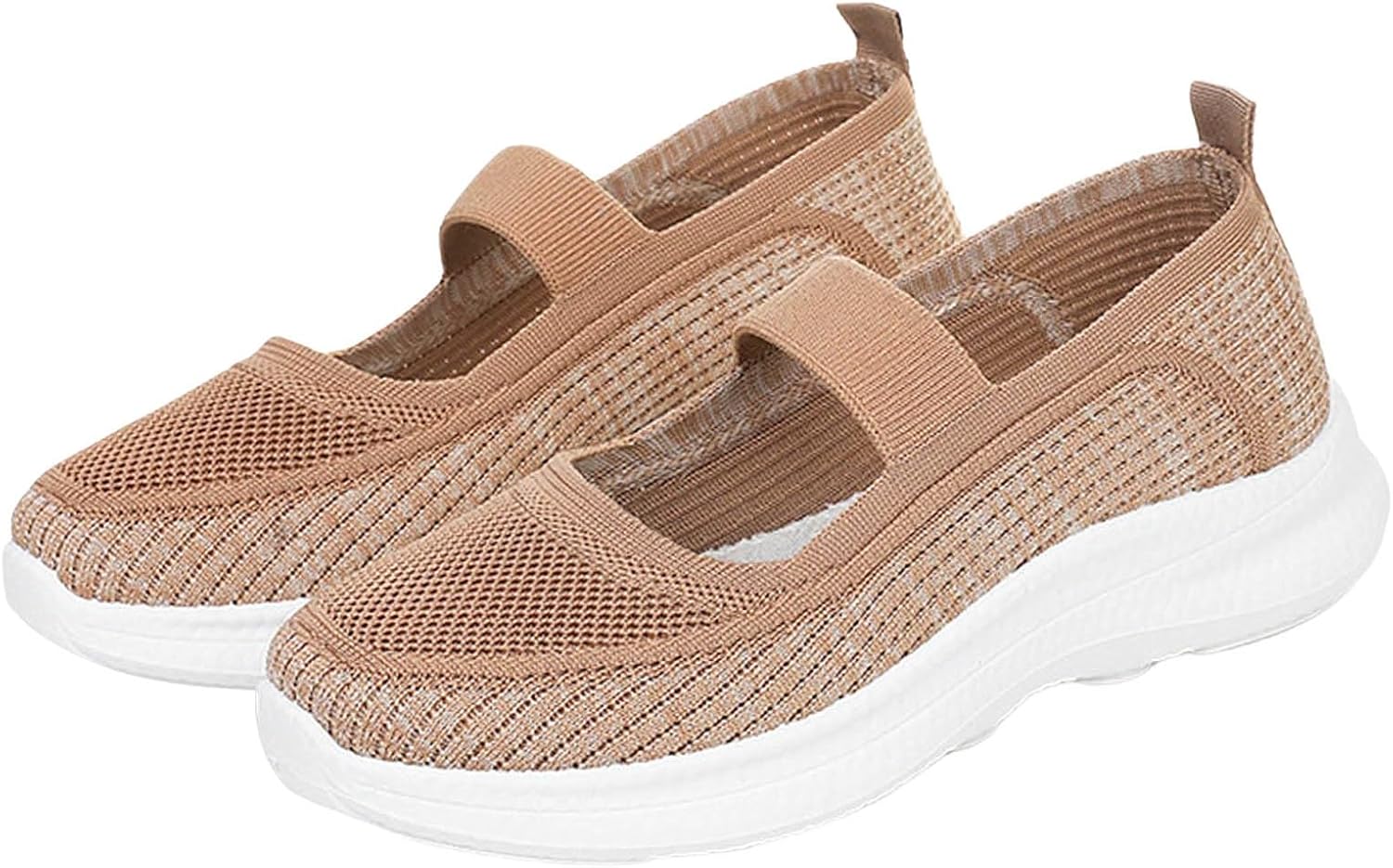 Women Trainers Wide Fit Wedge Sport Sneakers Casual Fashion Non Slip Sport Shoes Lightweight Low Top Soft Sole Slip on Orthopedic Trainers Breathable Arch Support Footwear