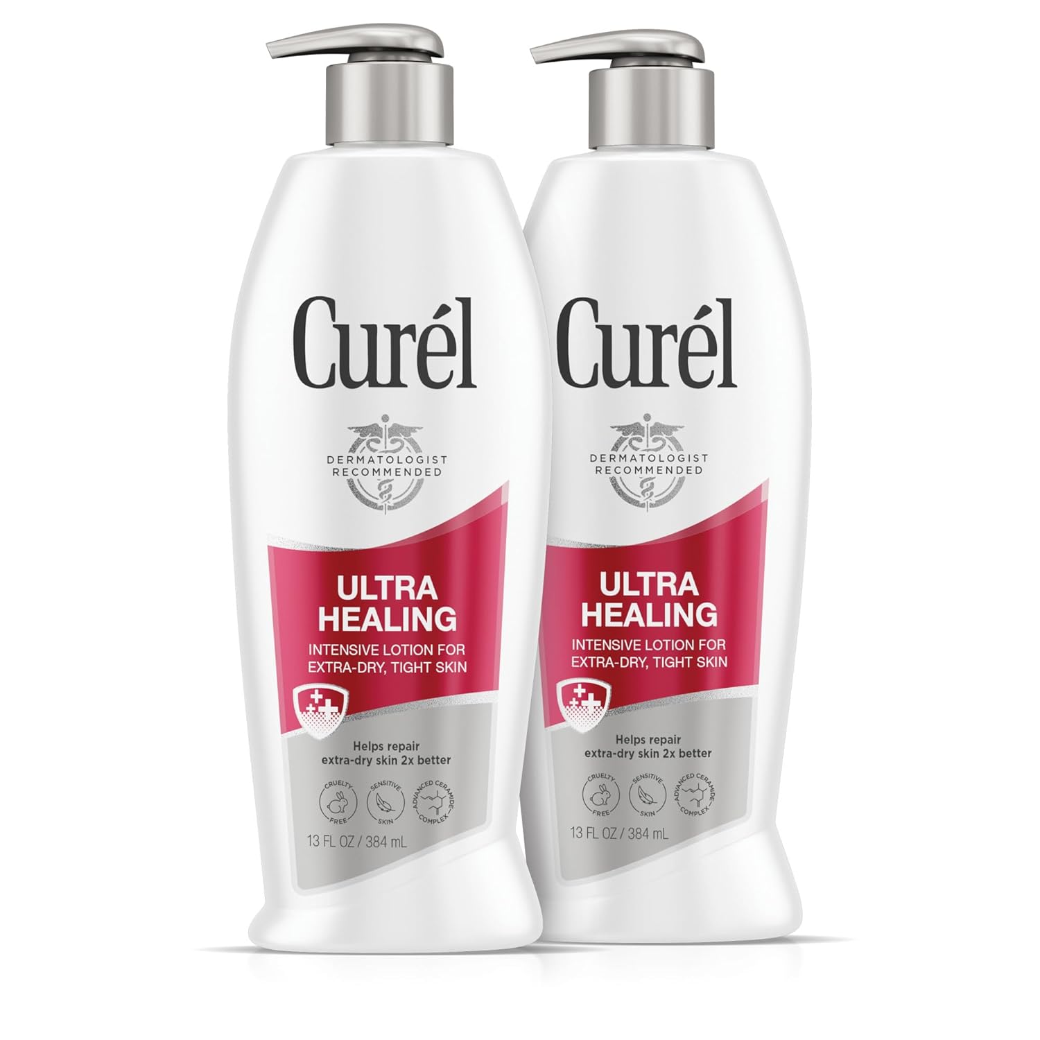 Curel Ultra Healing Lotion, 13 Ounce (Pack of 2)