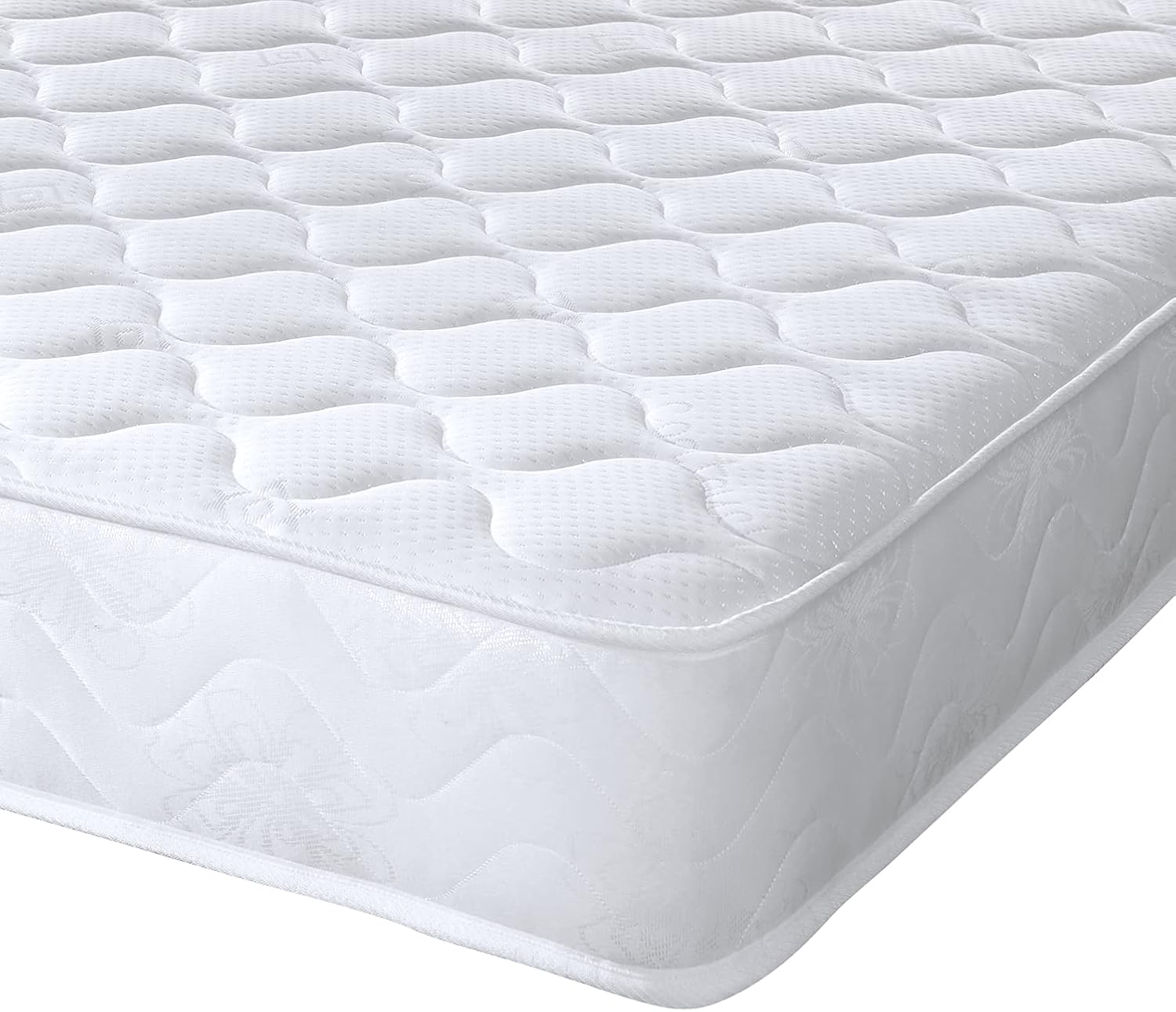 eXtreme comfort ltd Flame Essentials Mattress | 4ft6 Double (135cm x 190cm) | Foam-Free Bonnell Spring | Plush Feel | Cooltouch Plus Sleep Surface | 18cm Deep | White | Maximum Value