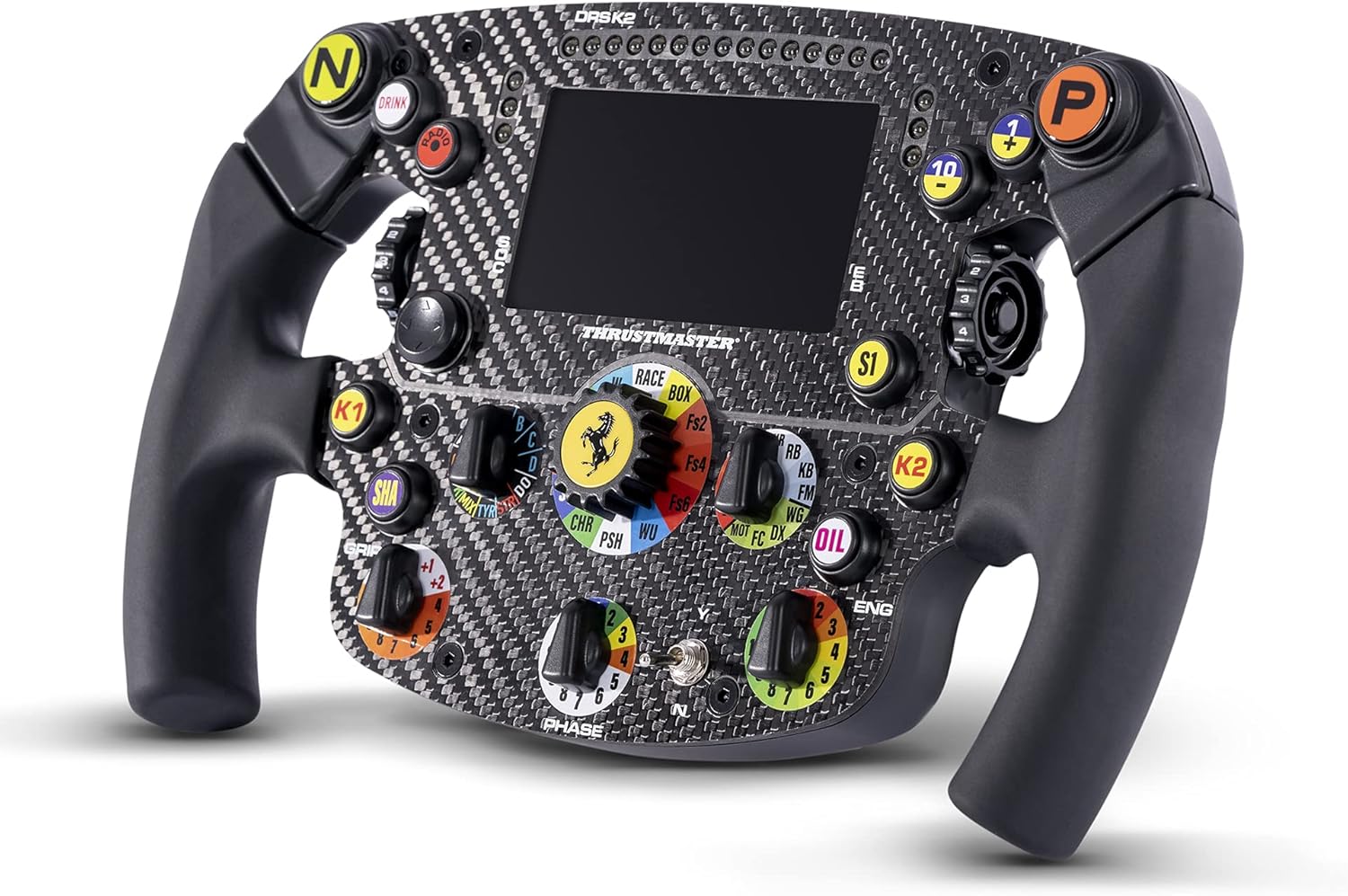 Thrustmaster Formula Wheel Add-On Ferrari SF1000 Edition - High-Performance Racing Wheel with LED Display for PC, PS4, PS5, PS5 Pro, Xbox One, and Xbox Series X|S