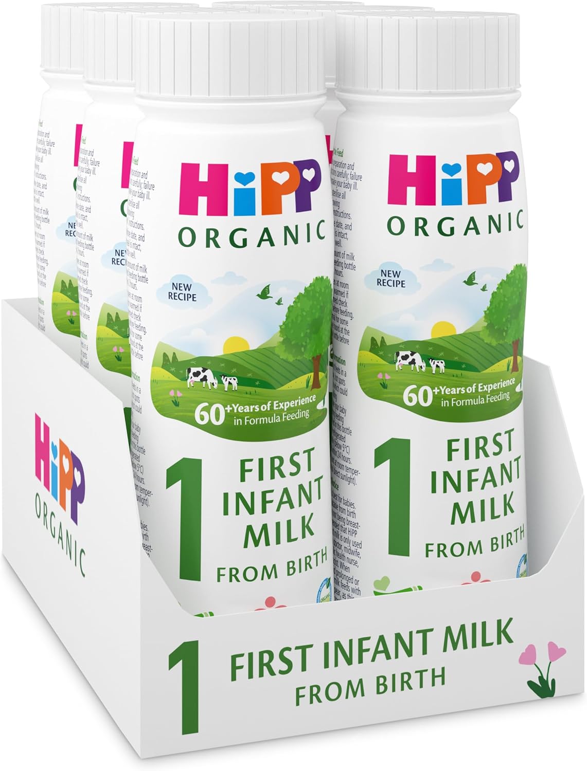 HiPP Organic 1 First Milk Ready To Feed 200ml (pack of 6)