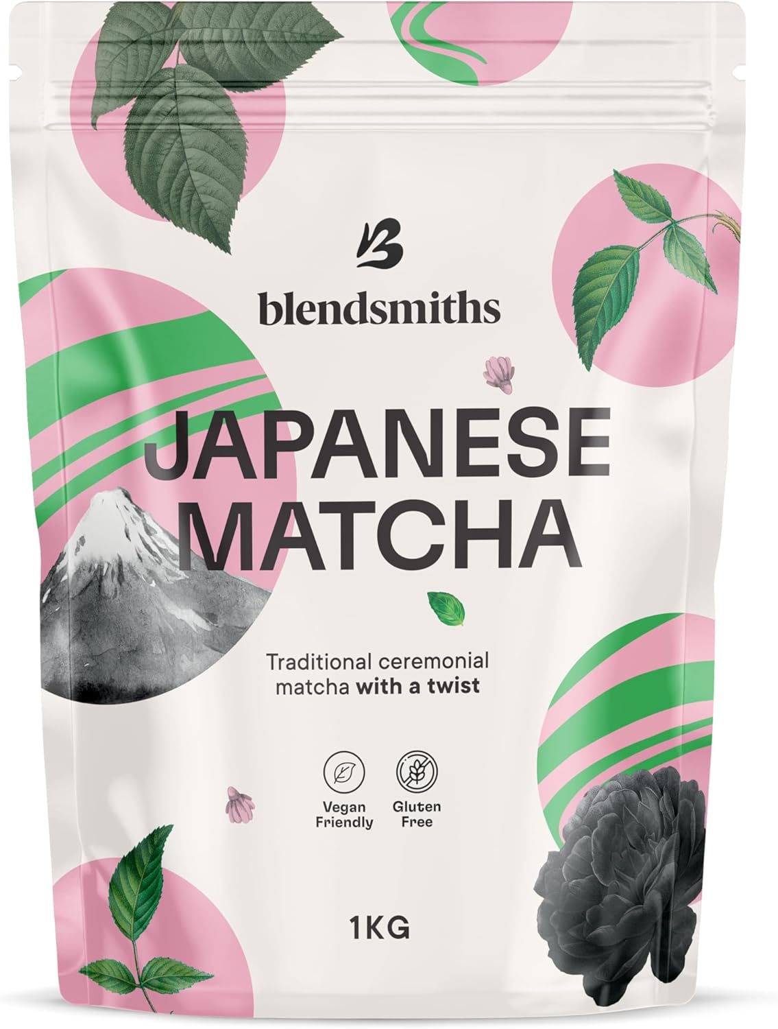 BLENDSMITHS | Japanese Matcha Blend | Matcha Green Tea Blend | 1kg Bag - 121 servings