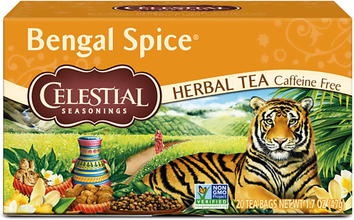 Celestial Seasonings Bengal Spice Tea, 60 Count