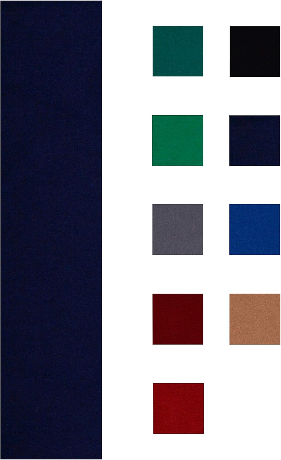 Accuplay 20 oz Pre Cut Pool Table Felt - Billiard Cloth Choose for 7', 8' or 9' Table, English Green, Spruce, Blue, Tan, Black, Navy, Red, Gray or Burgundy