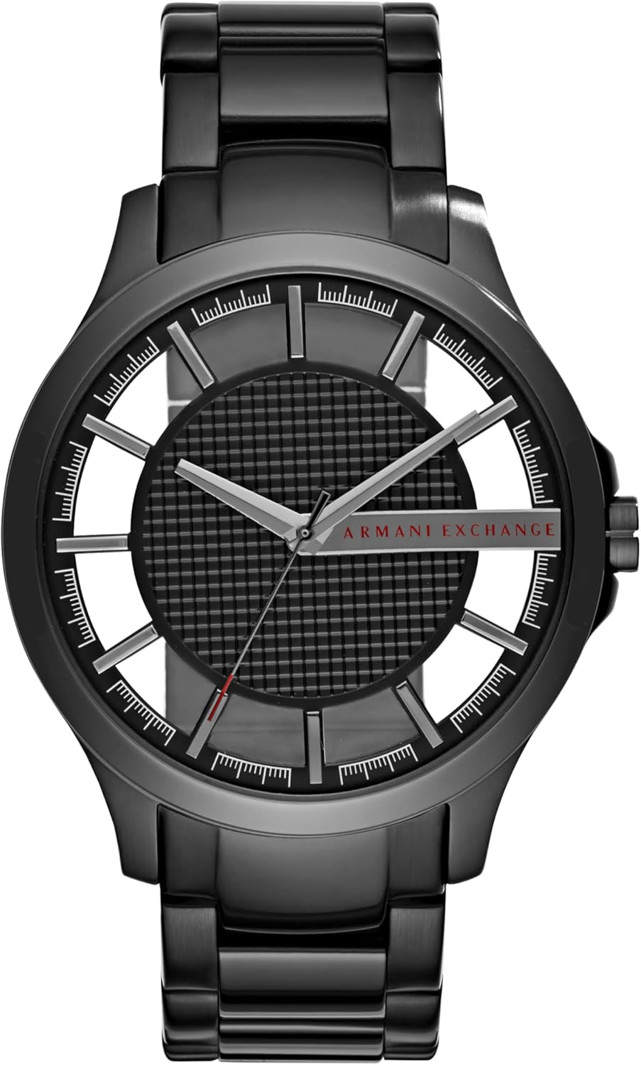 A|X Armani Exchange Men's Watch with Three-Hand Analog Display and Date Window, Watch for Men with Stainless Steel or Leather Band