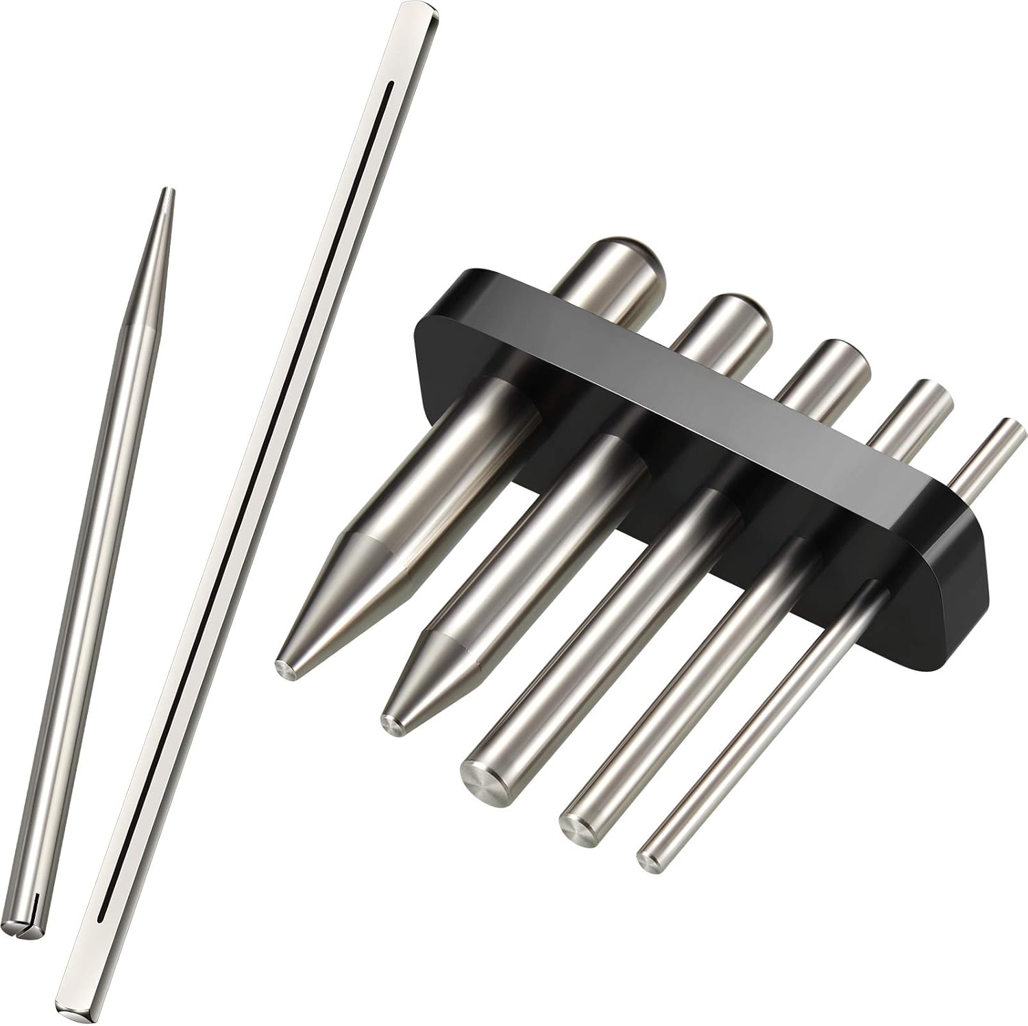 Hotop 7 Pcs Metal Model DIY Tool Sets Tab Edge Cylinder Cone Shape Bending Assist Tools Multi-functional Model Bending Kits for 3D Metal Jigsaw Puzzles Assembly Photoetch Men Farther Gift