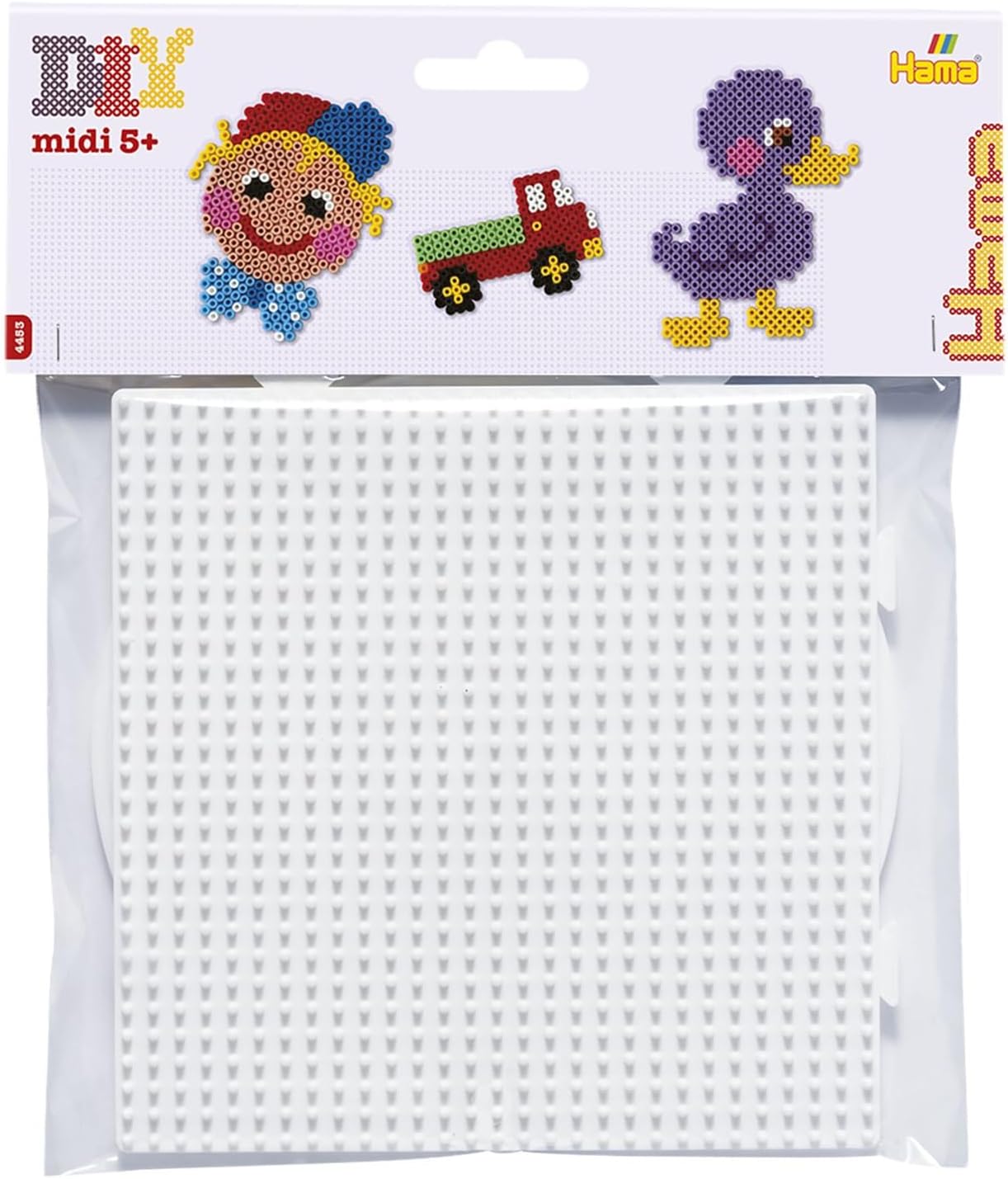 Hama Beads Square & Round Pegboard Set, for 3 years to 99 years