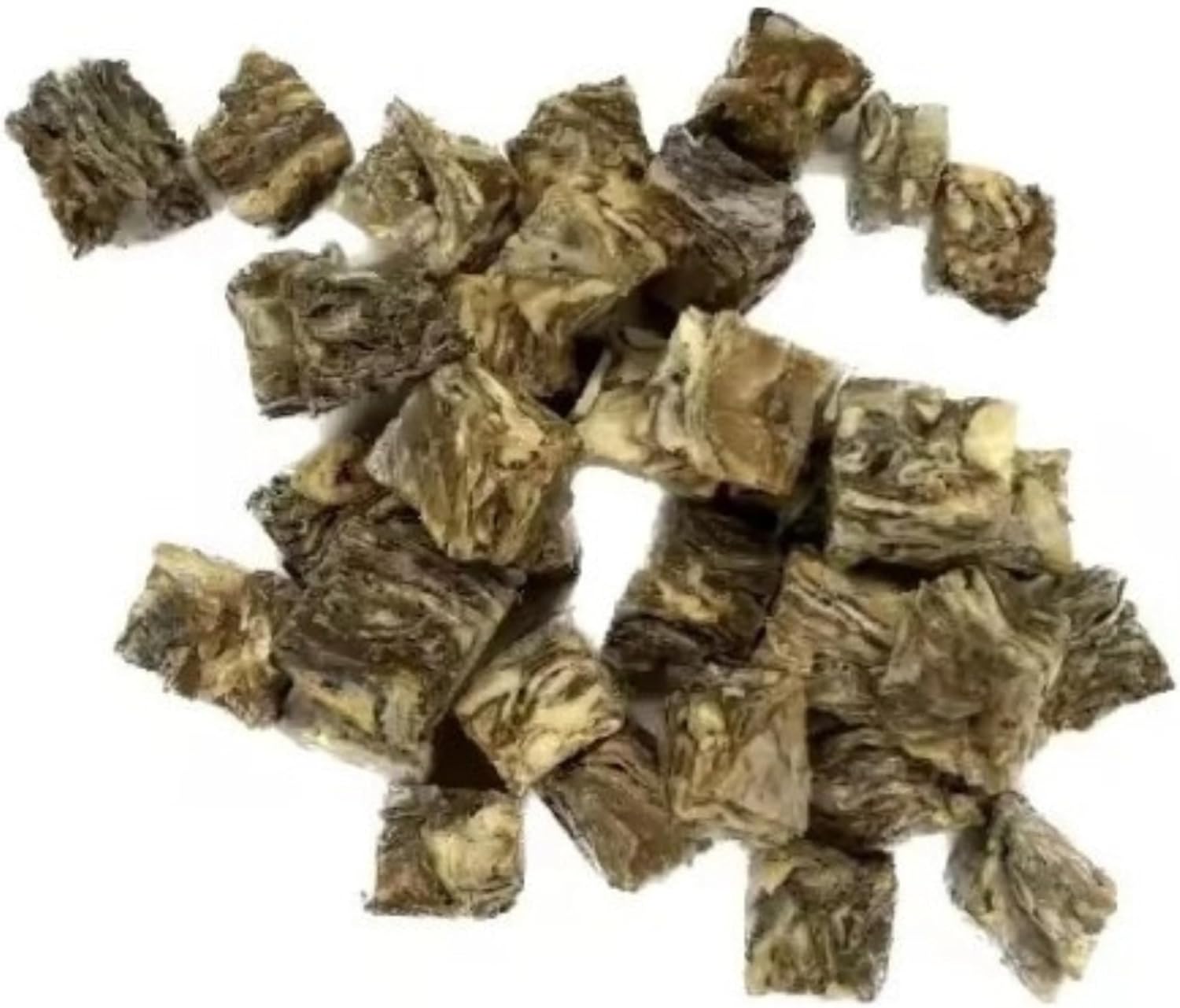 Dried Fish Cubes – 100% Cod Skin Dog Treats & Chews | High Protein, Omega 3 Rich 500grm