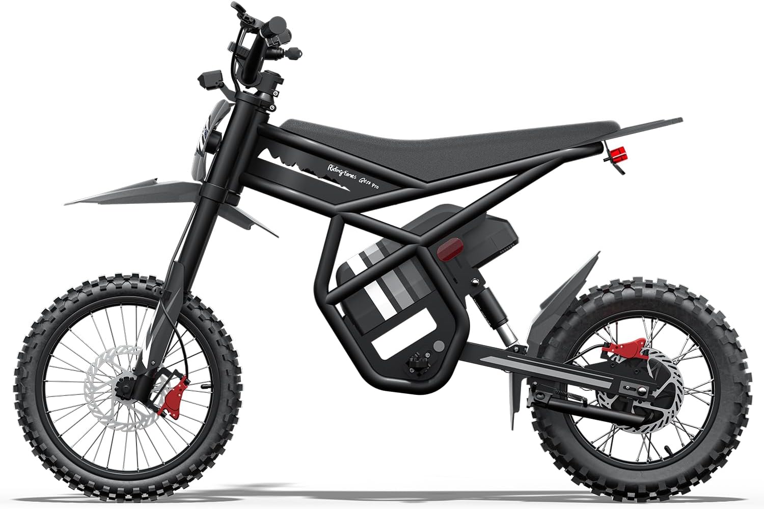 Riding'times Upgraded GT73 Pro / GT54 Pro Electric Dirt Bike for Adults Teens, 3000W 60V 50MPH / 2400W 48V 37MPH Long Range Dirtbike, Motorcycle Tire, UL2849 All Terrain Ebike