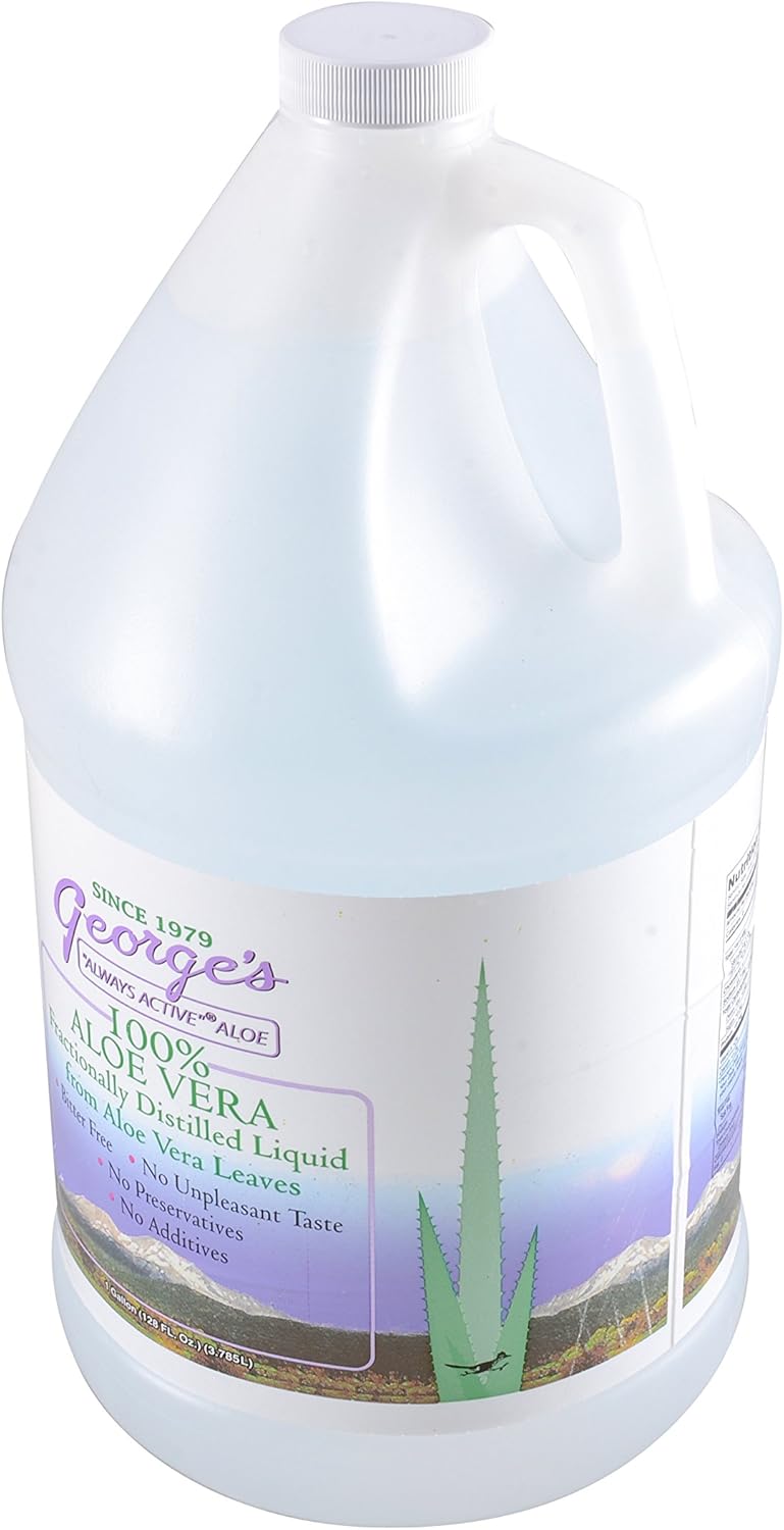 George's Aloe Vera Liquid Supplement, 128 oz