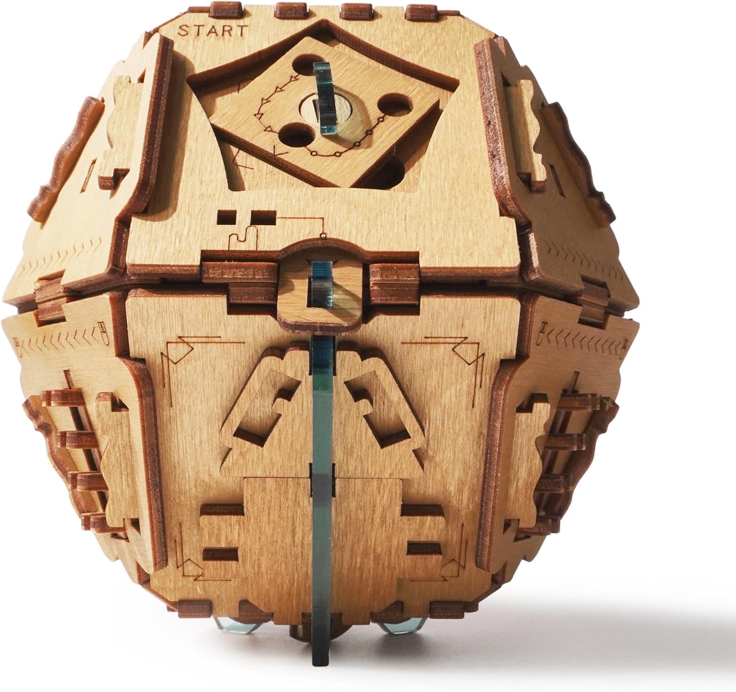 PUZZLE POTATO Philosopher's Stone - Escape Room Game - Wooden Puzzle Box - 3D Brain Teaser Puzzle - Treasure Box