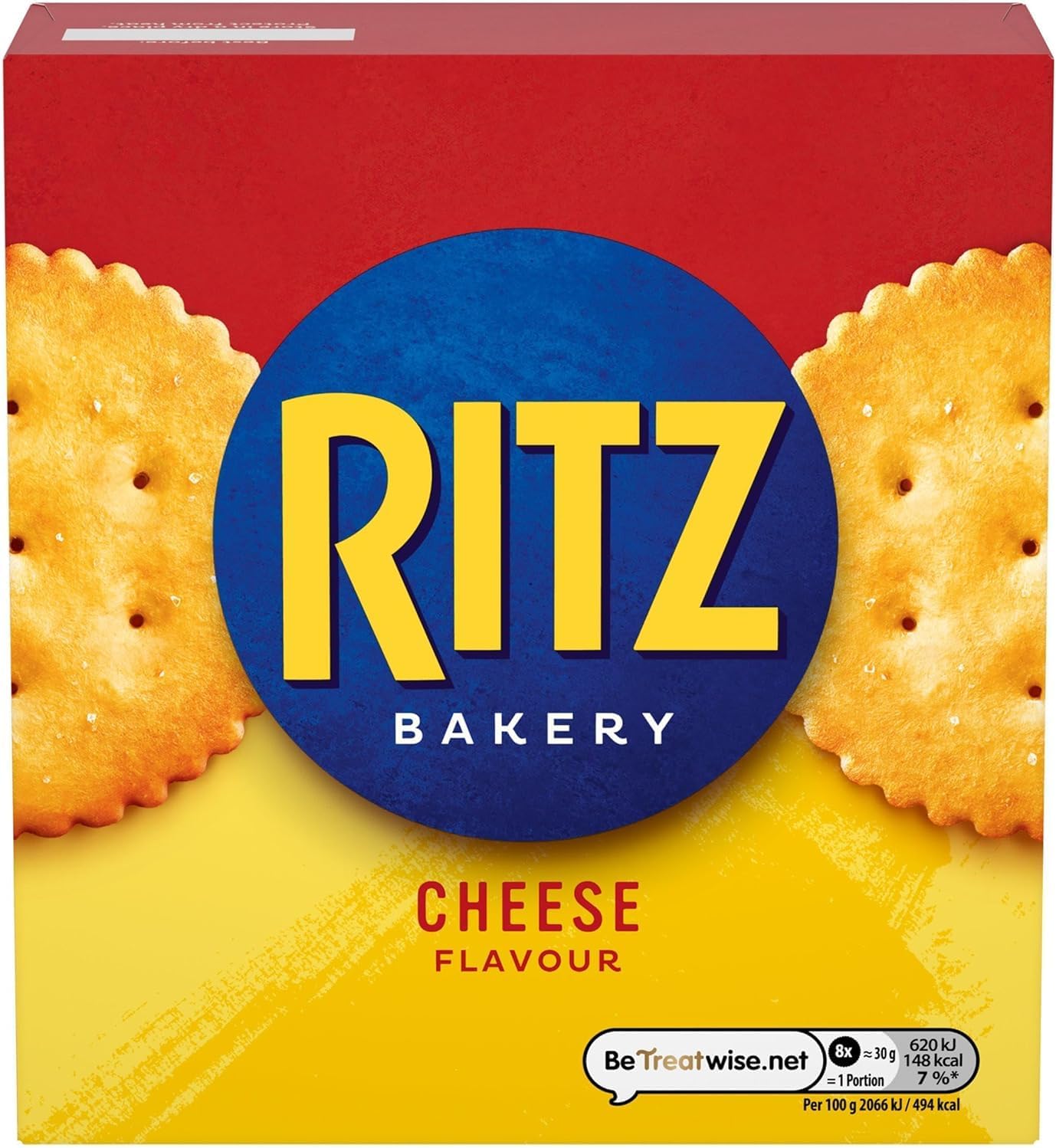 Ritz Cheese Cracker Box, Classic Savoury Crackers Perfect For Any Snacking Occasion, 140 g (Pack of 1)