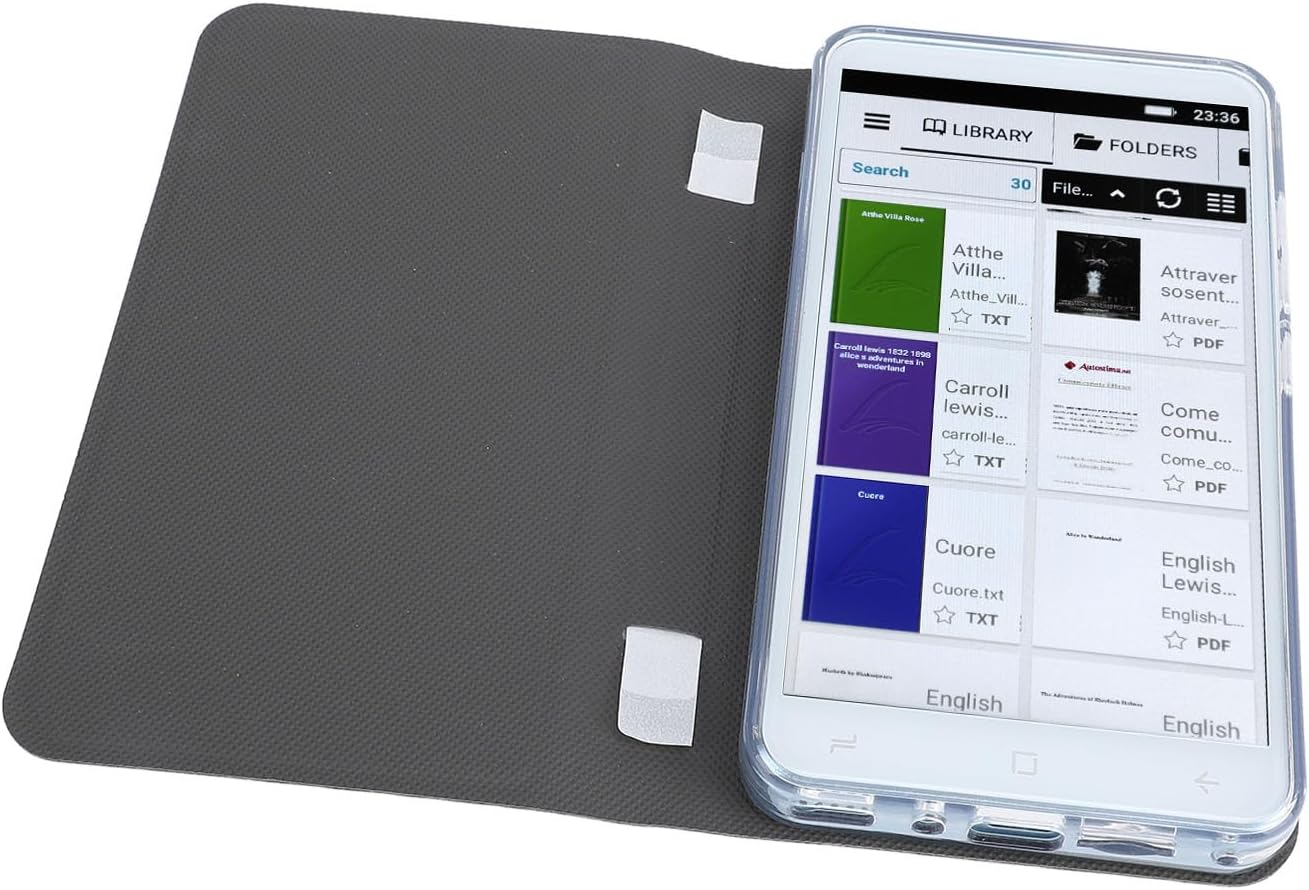 1+8GB Ebook Reader, 5 Inch Color LCD Touch Screen Book Reader, for Android 5.1, Portable Electric Book Reader, Support WiFi, BT, GPS, FM