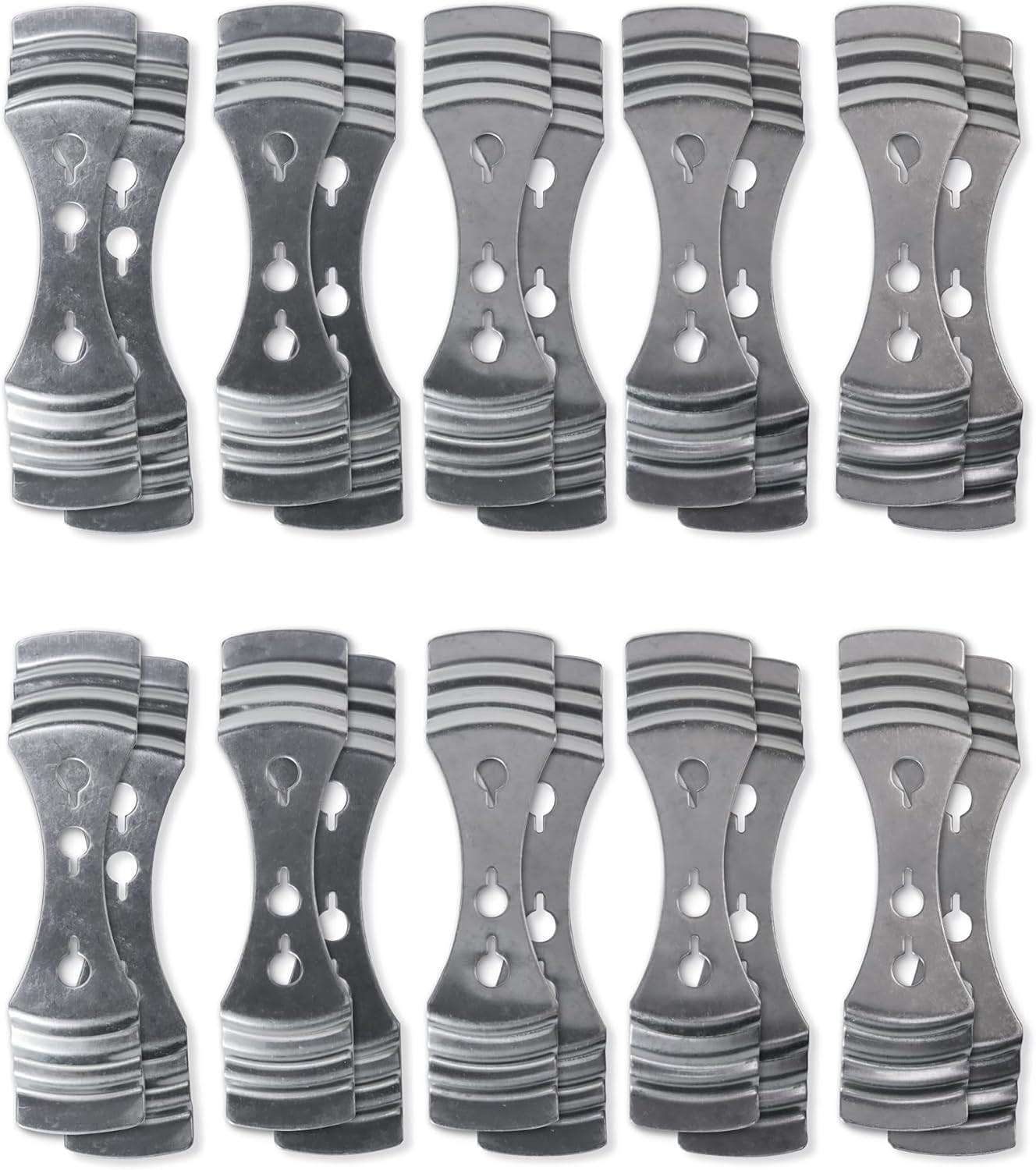 20PCS Candle Wick Centering Device, Metal Centering Device for Candle Making Candle Making Supplies - 3 Holes