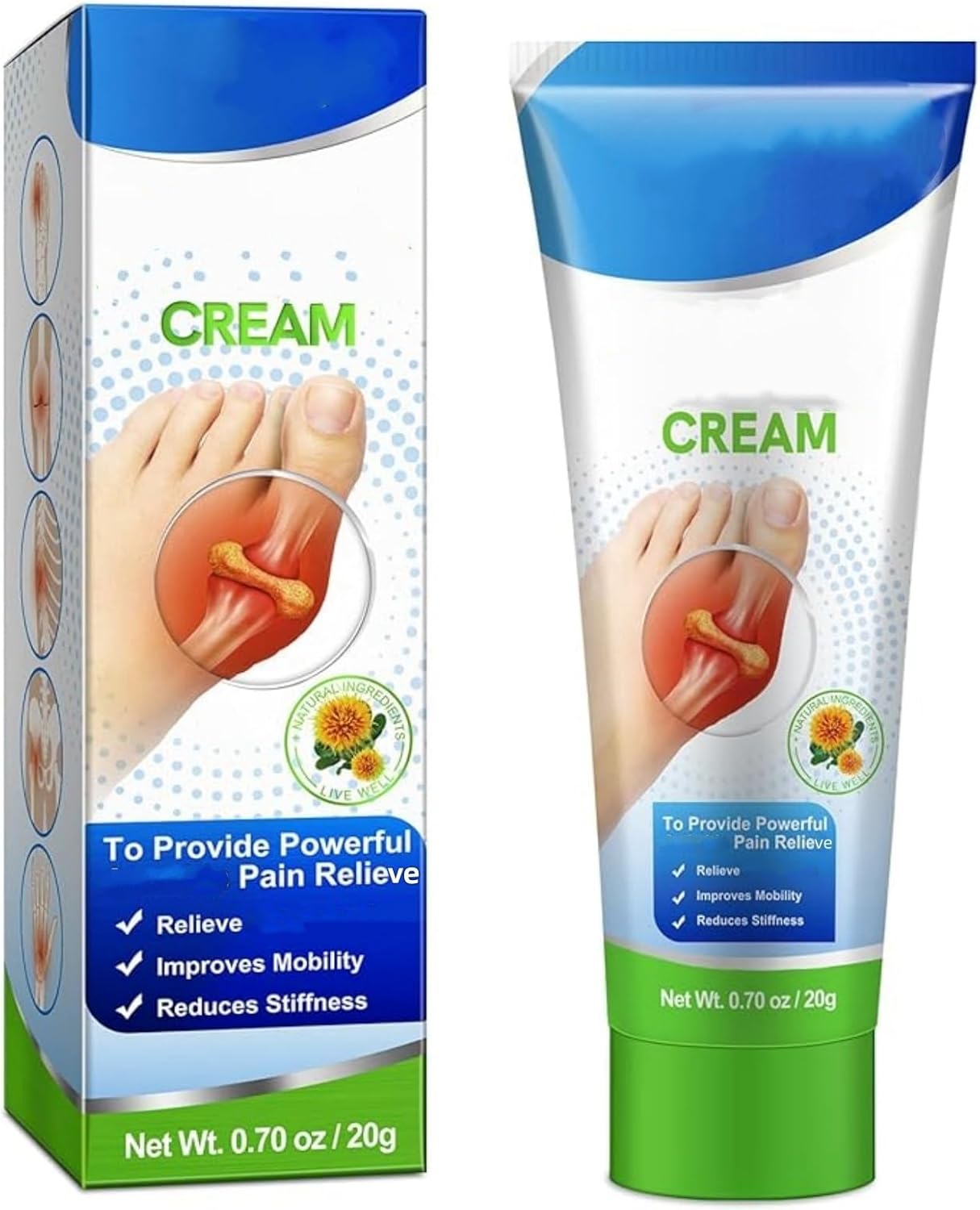 Pain Relieve Cream,Pain Cream,Joint Pain Cream,Back Pain Cream,Pain Cream,Effectively Ease The Pain and Aches,for Joint, Knee, Back, Wrist, Toe