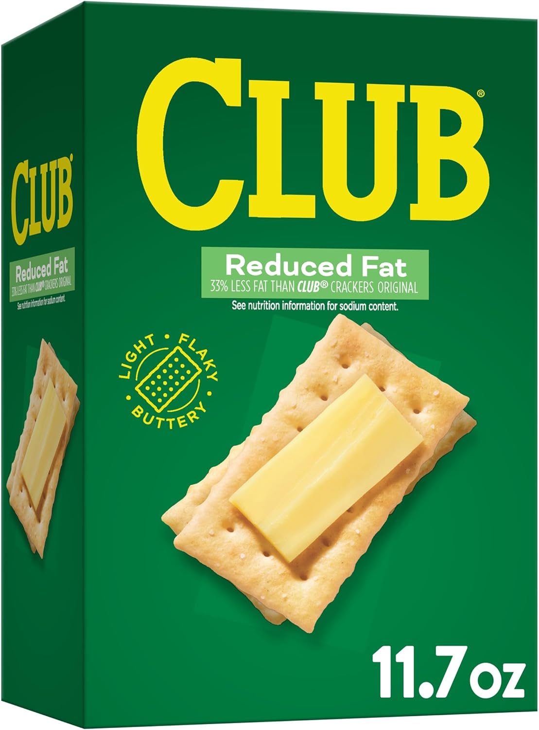 Keebler Club Crackers| Original| Reduced Fat| Cholesterol Free| 11.7oz Box
