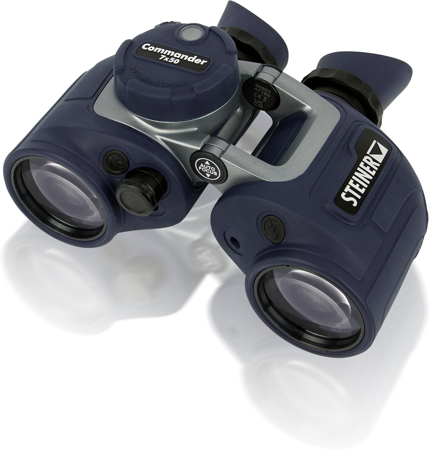 Steiner Optics Marine Commander 7x50 with Compass Professional Waterproof Binoculars, German Quality, Crystal Clear Images