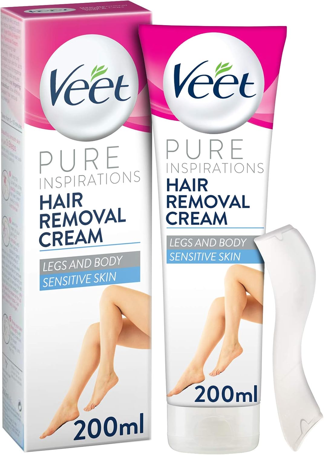 Veet Hair Removal Cream Sensitive Skin with Aloe Vera & Vitamin E (200ml)