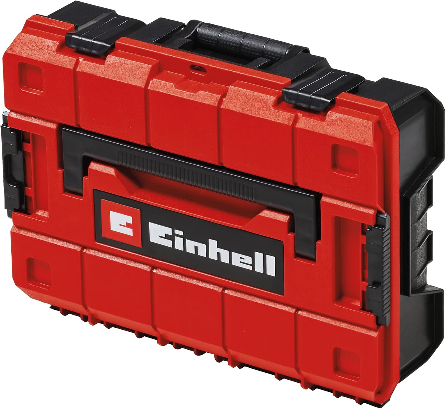 Einhell E-Case S-F System Storage Case - Power Tool Box, Stackable, Lockable, Splash-Proof, Protective Storage And Transport Of Tools And Accessories - Includes 2 Foam Inserts