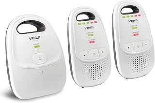 VTech Upgraded Baby Monitor with Rechargeable Battery, Long Range, Crystal-Clear Sound, and Alerts