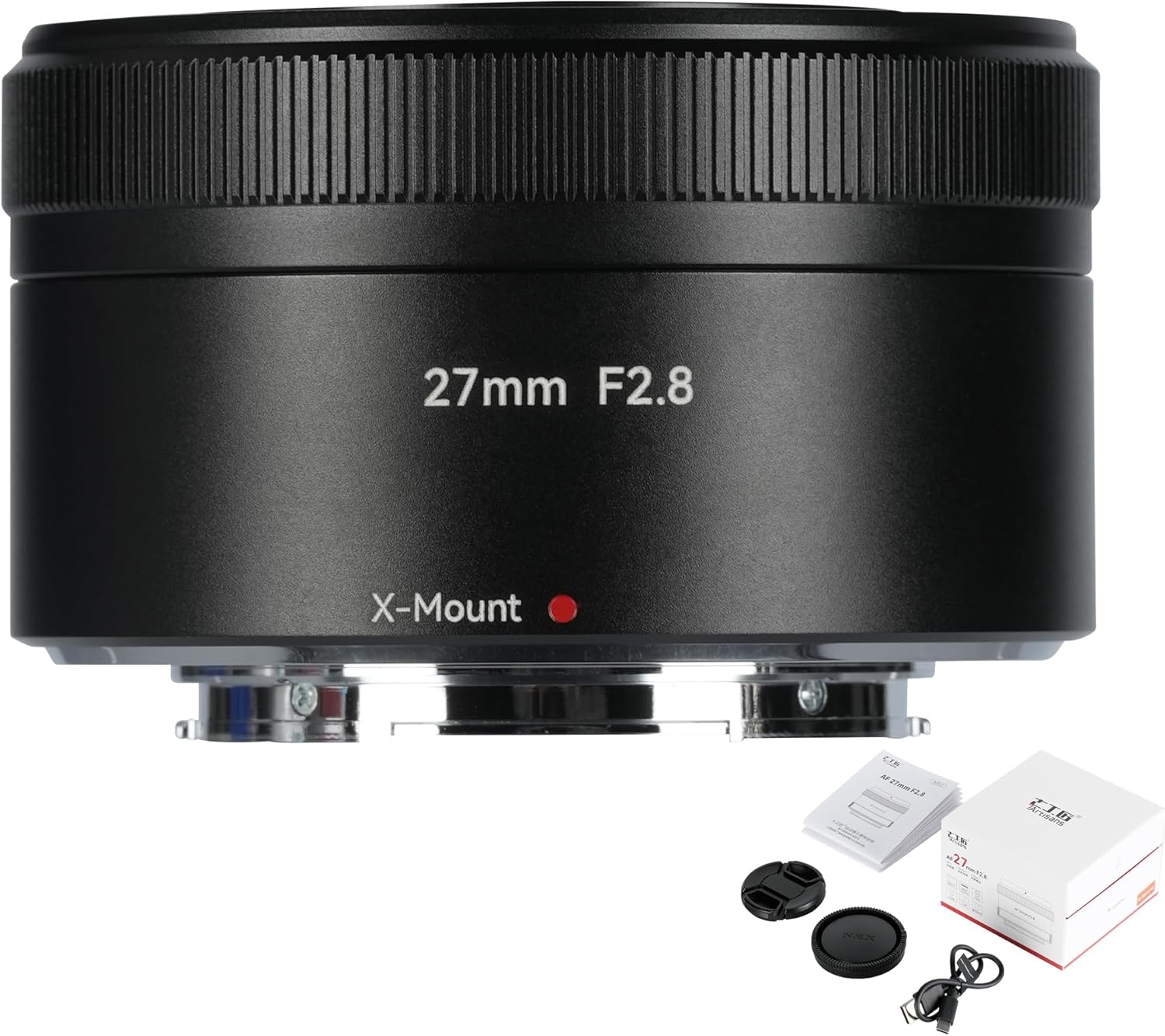 7artisans 27mm F2.8 Auto Focus Camera Lens for Fuji X Mount,APS-C,Large Aperture, Prime,STM AF Cameras Lenses for Fuji X-H,X-T,X-S,X-PRO,X-E,X-A Series,X-H1,X-H2,X-H2S,X-T5,X-T4,X-T3,X-T50,X-T30