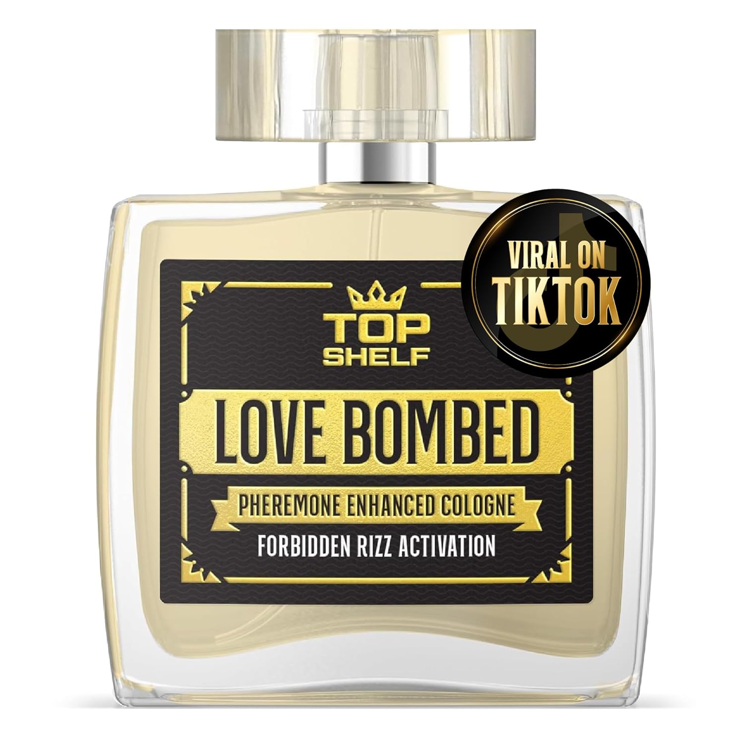 Love Bombed - Pheromone Cologne for Men | Bold Attraction & Confidence | Male Perfume Oil Infused | Long-Lasting Pheromones Spray | Made in USA | 100ml