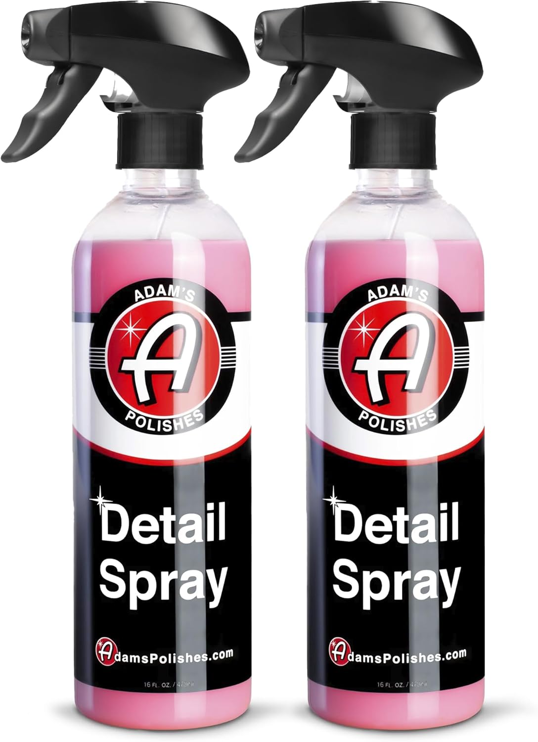 Adam's Detail Spray (2-Pack) - Quick Waterless Detailer Spray for Car Detailing, Washing, Polishing & Vehicle Claying