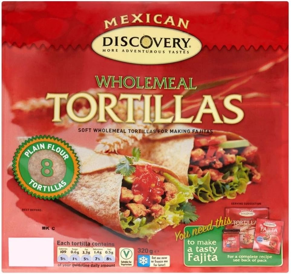 Santa Maria Mexican Wholemeal Tortillas (8)