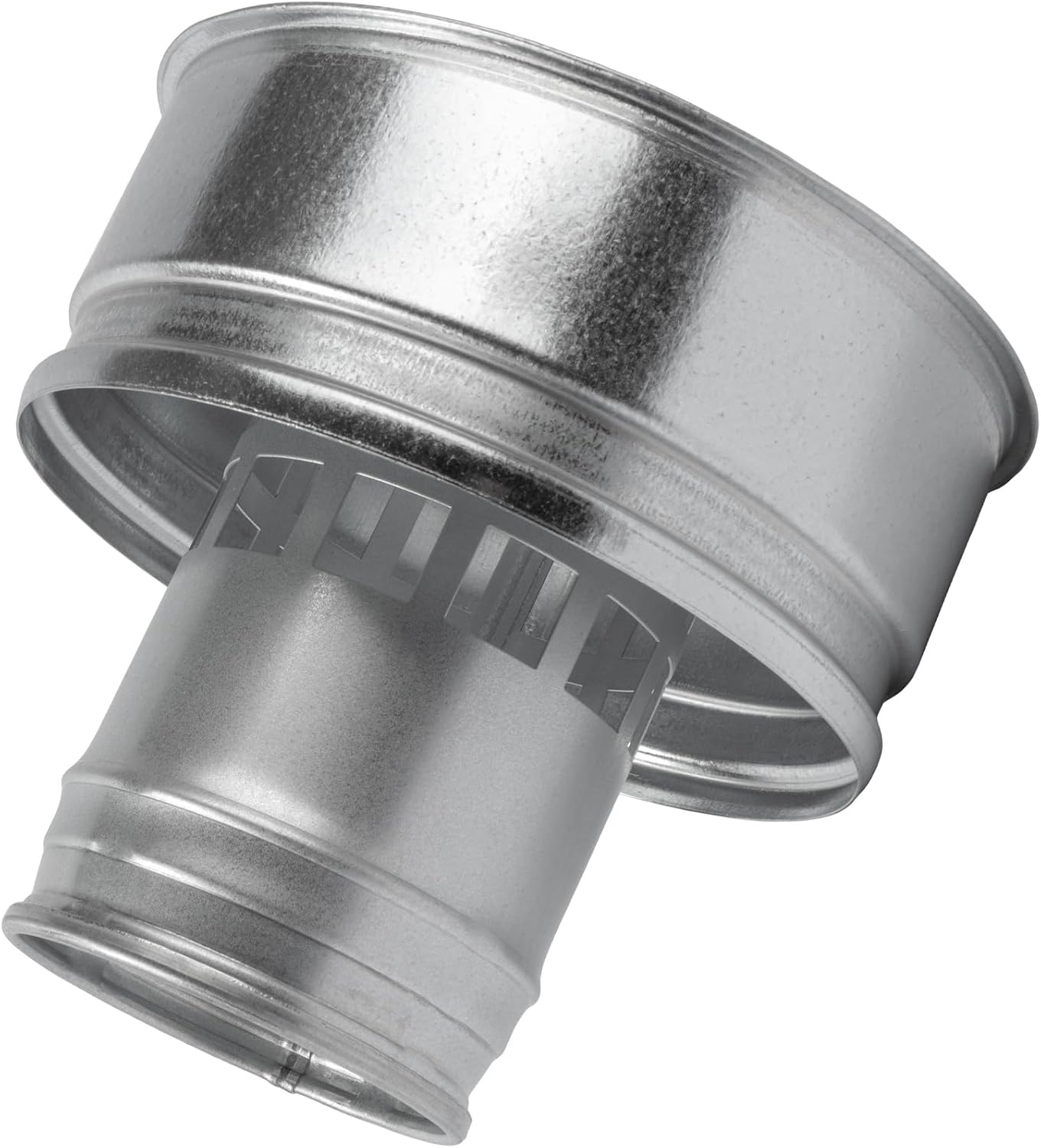 4 Inch Roofing Rain Cap - Galvanized Steel Round Roof Vent Cover - All Weather HVAC Exhaust Chimney Cap (4" / 100mm)