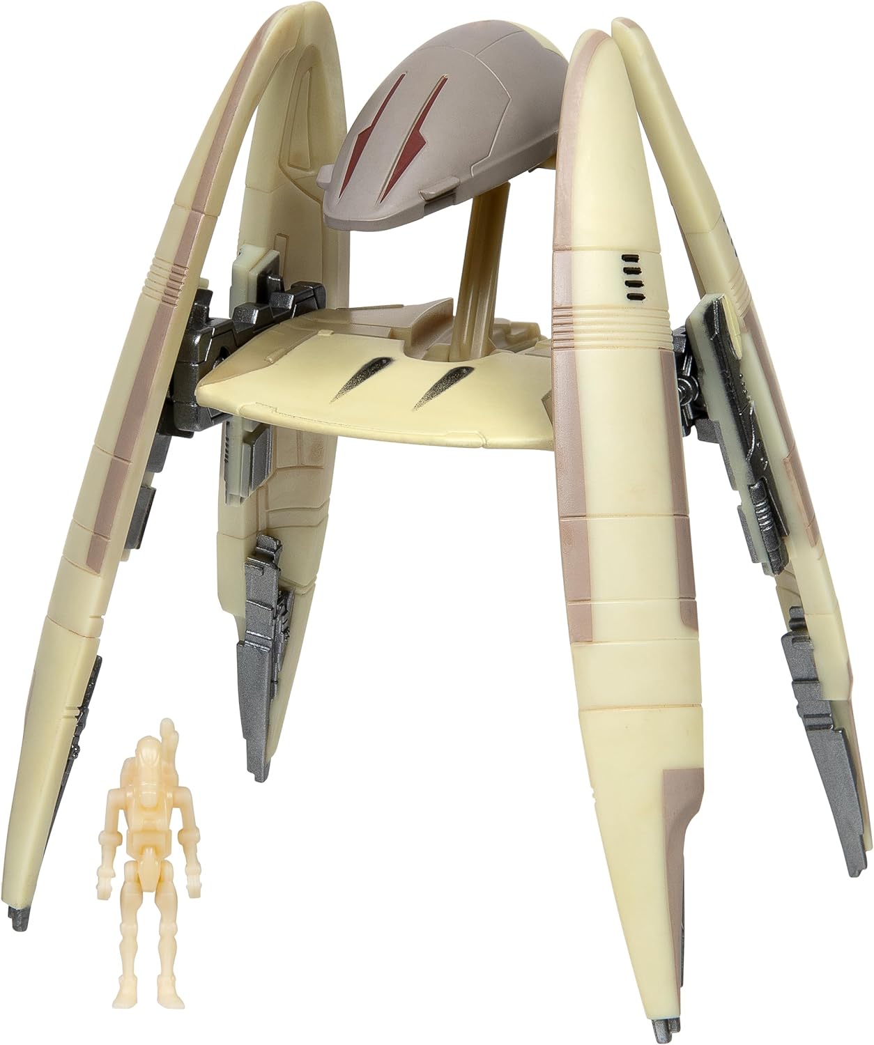 Star Wars Micro Galaxy Squadron Vulture Droid Mystery Bundle - 3-Inch Vehicle and 2.5-Inch Vehicle with Micro Figure Accessories