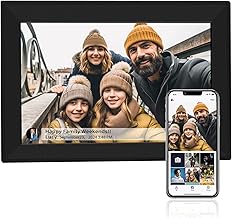 10.1 Inch WiFi Digital Picture Frame, Smart Electronic Digital Photo Frame with Free Storage and 1280 * 800 Touch Screen, Instantly Share Photos and Video