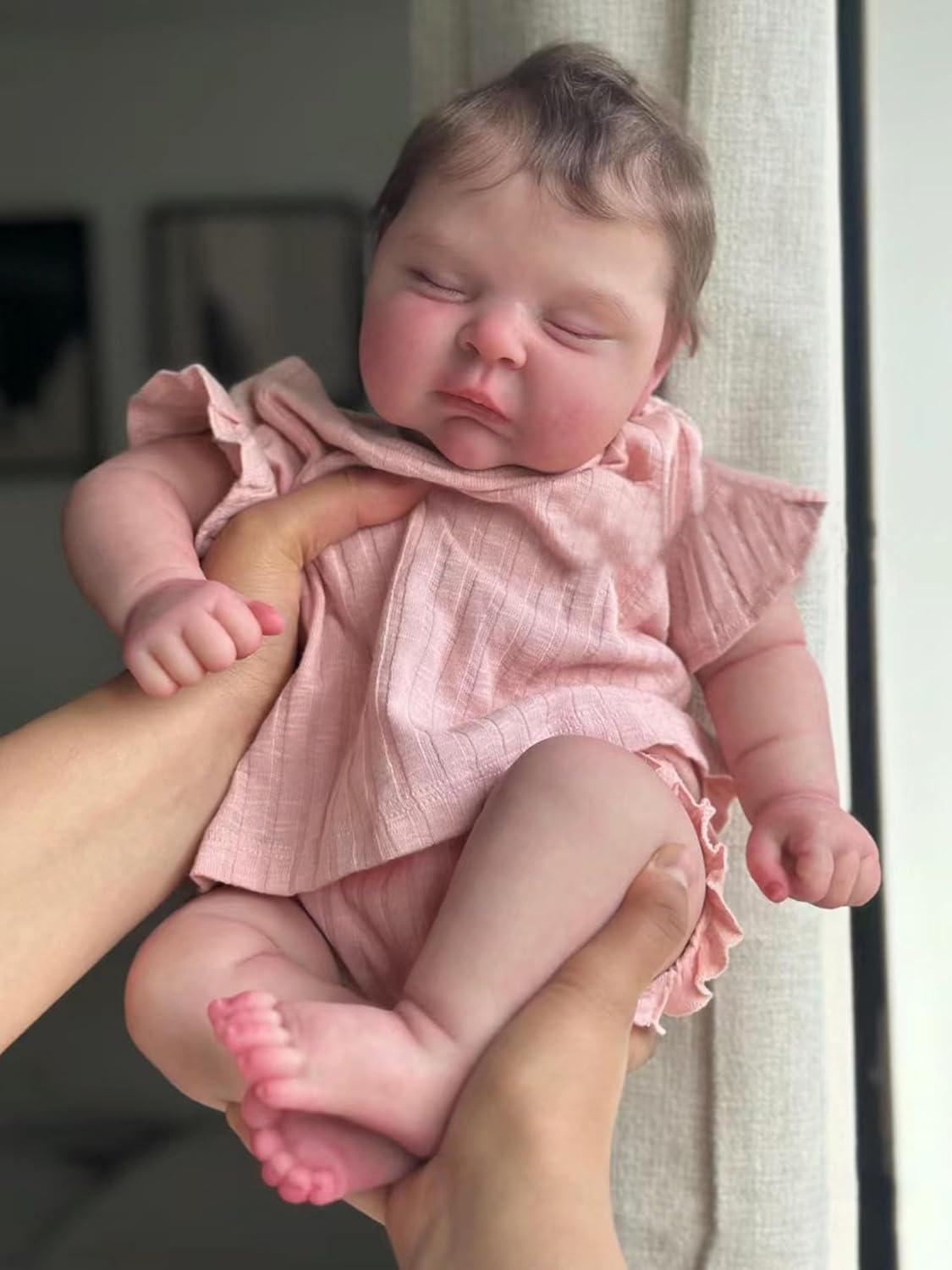 Zero Pam 20 Inch Reborn Baby Dolls Anatomically Correct Girl Realistic Newborn Baby Dolls Silicone Vinyl Full Body Real Lifelike Babies Doll Waterproof Toy Gifts for Kids