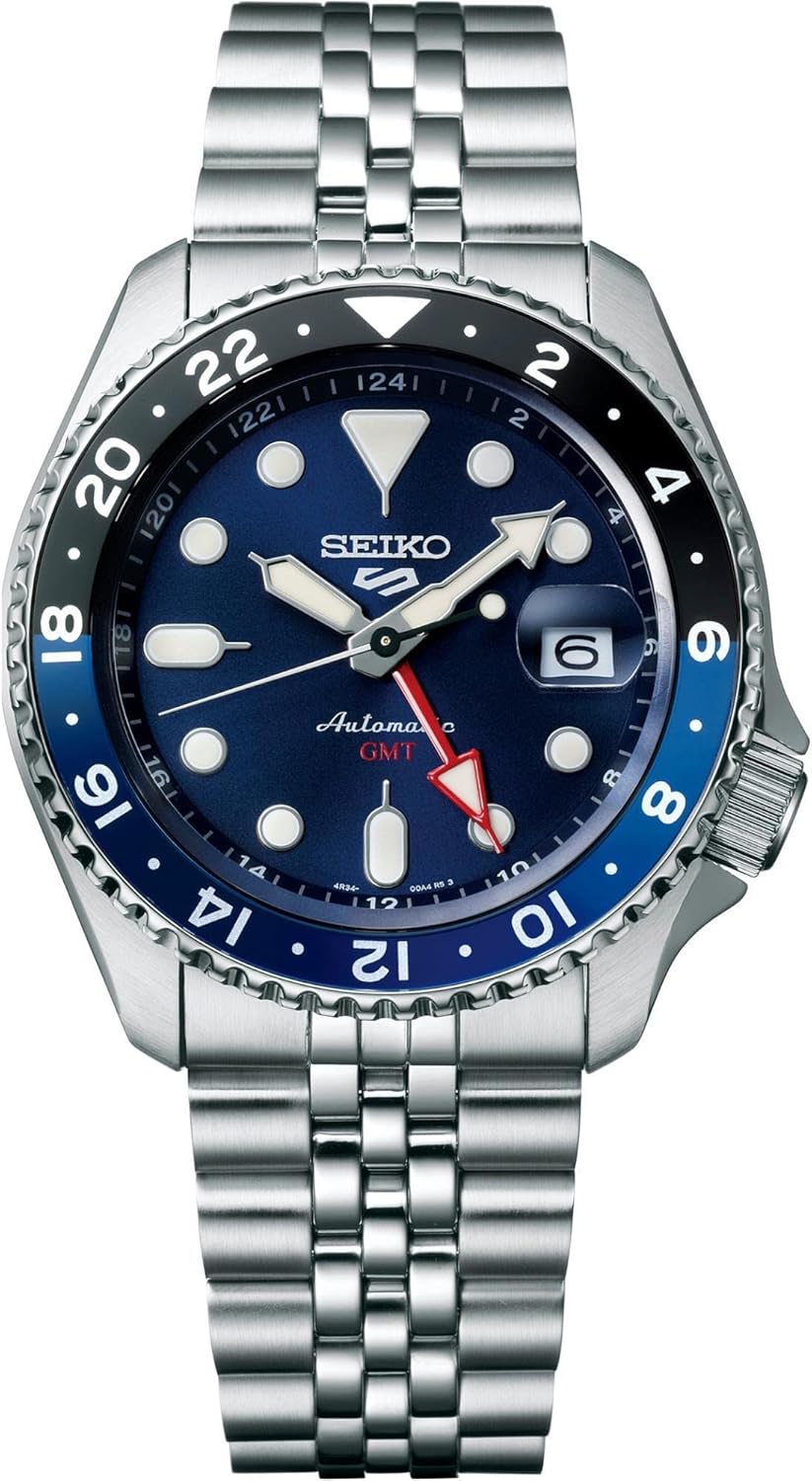 Seiko 5 Sports Blueberry GMT SKX Re-interpretation Mens Watch SSK003K1