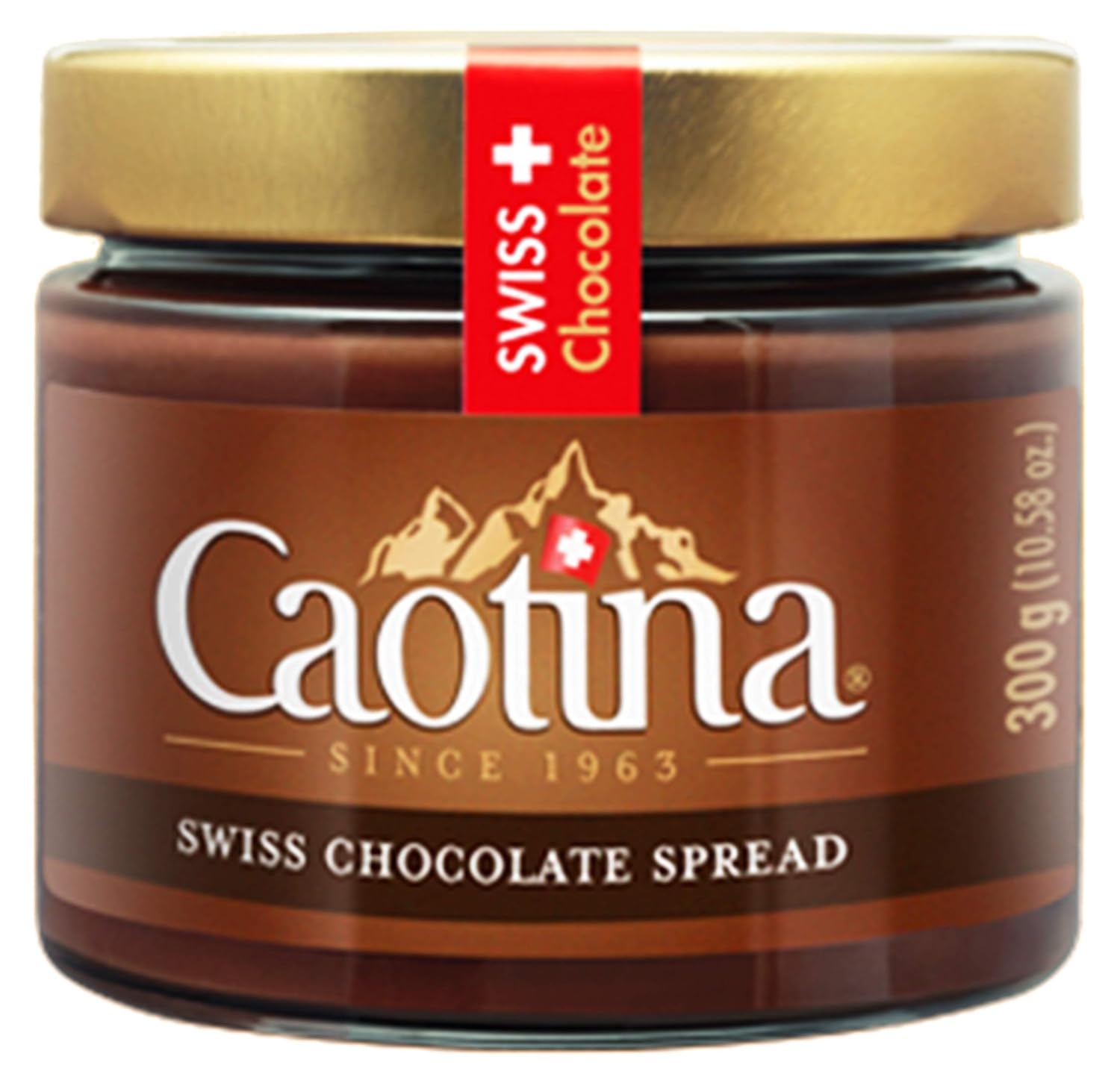 Caotina Swiss Chocolate Spread 300 g - Bread Spread with Swiss Chocolate, Caotina / Switzerland