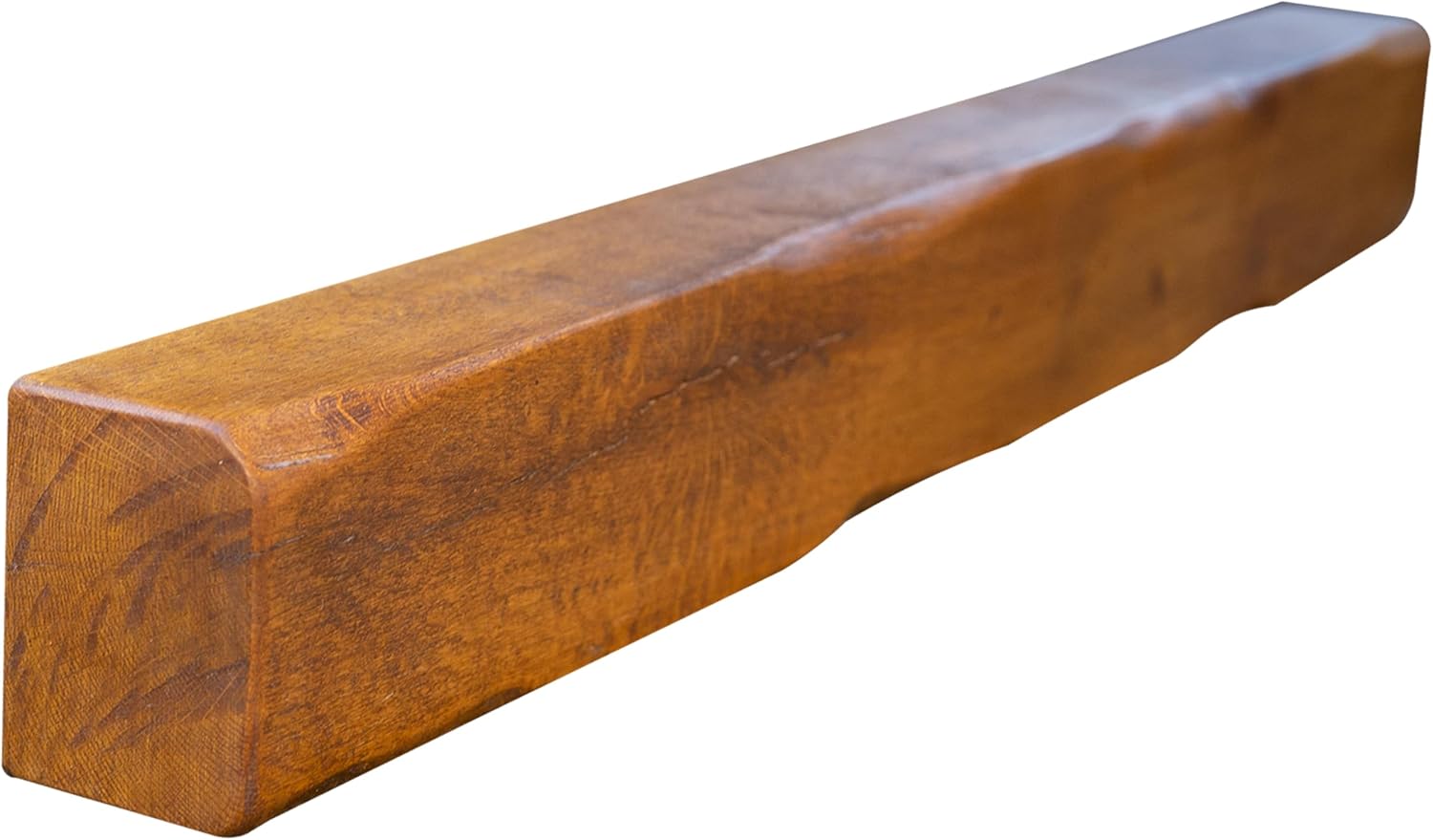 oakleys oak Solid Oak Beams for Fireplaces- Oak Floating Shelf for Home Decor- Rustic Shelves to Decorative Logs for Fireplace- Heavily Worked- Beam Size(90x12.5x10) Cm