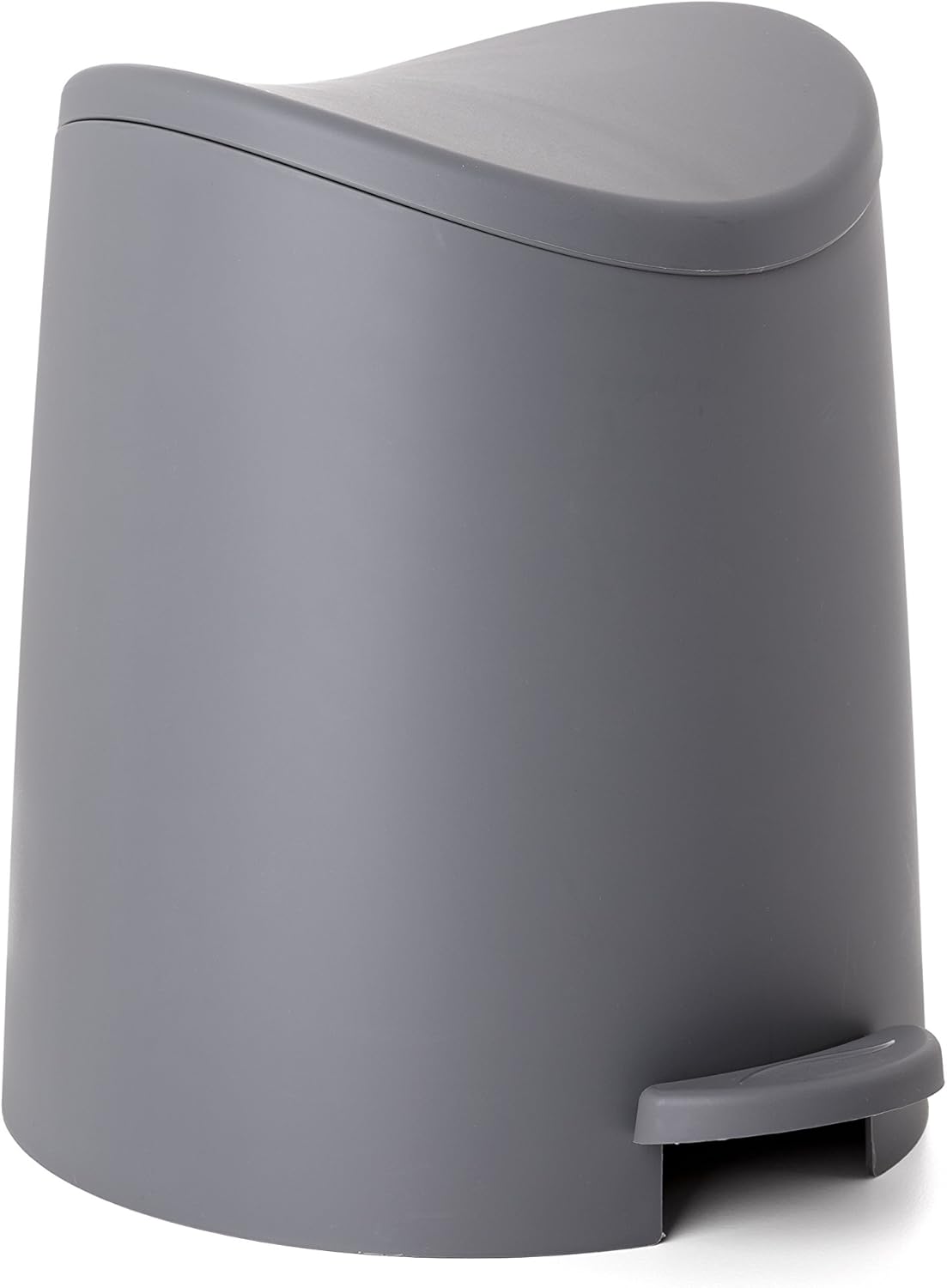 TATAY Bathroom Bin with Standard Pedal 3L | Practical and Functional Design | Made from Highly Resistant Materials | Compact and Easy to Use | Made in Spain | 19 x 21,8 x 22,1 cm – Grey