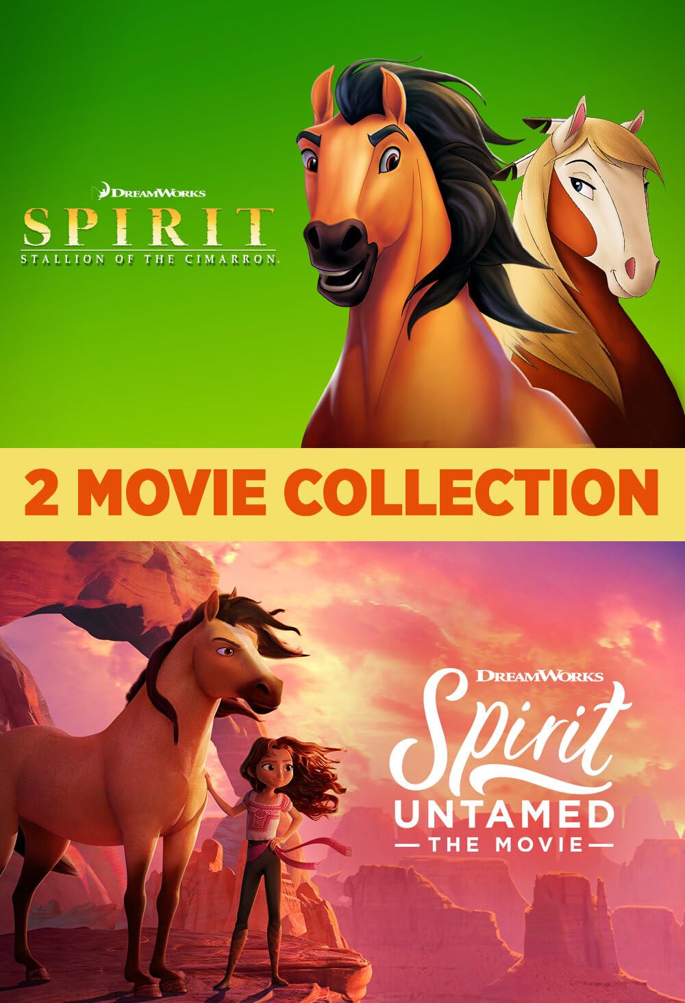 Spirit 2-Movie Collection (Spirit: Stallion of the Cimarron / Spirit Untamed: The Movie) [DVD]