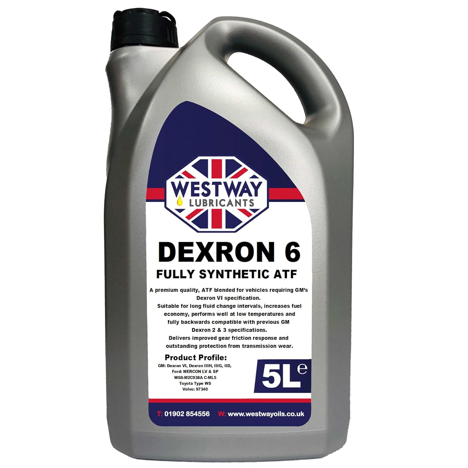 ATF Dexron 6 Automatic Transmission Fluid 5 Litres 5L Dexron VI