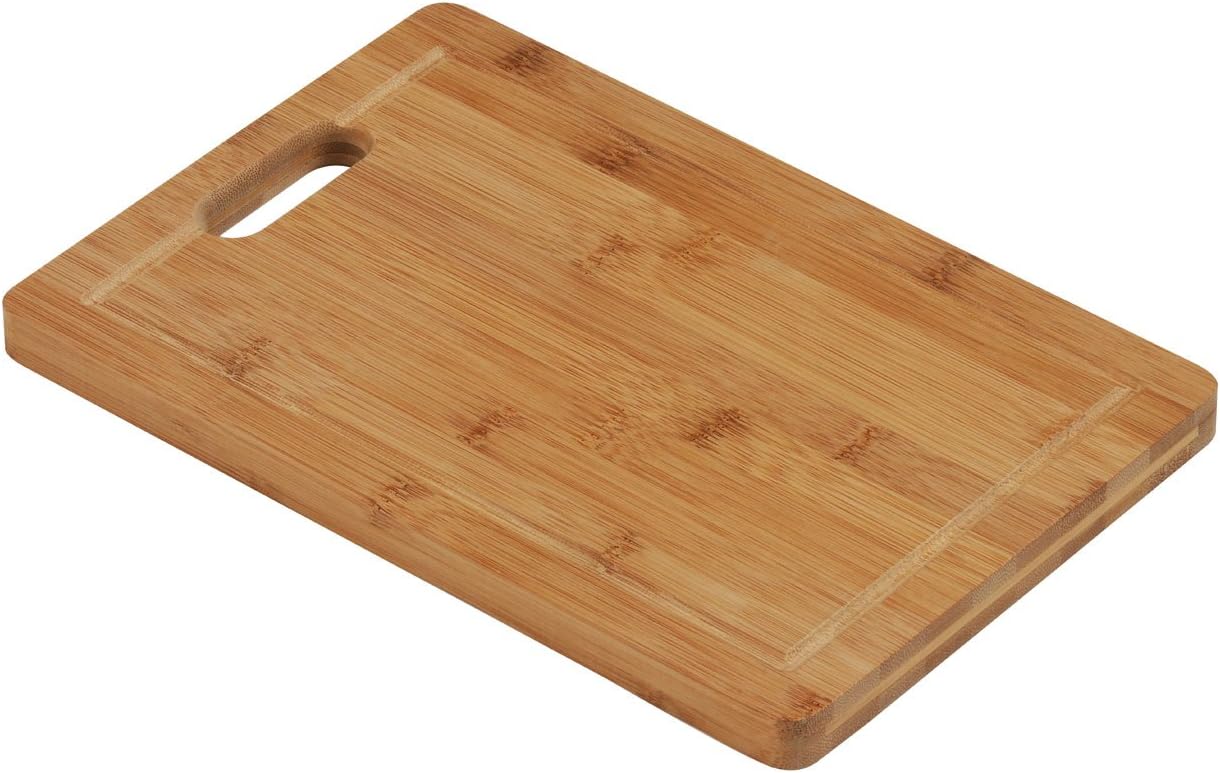 Premier Housewares 1103933 Chopping Board with Handle, 30 x 20 cm - Bamboo Natural
