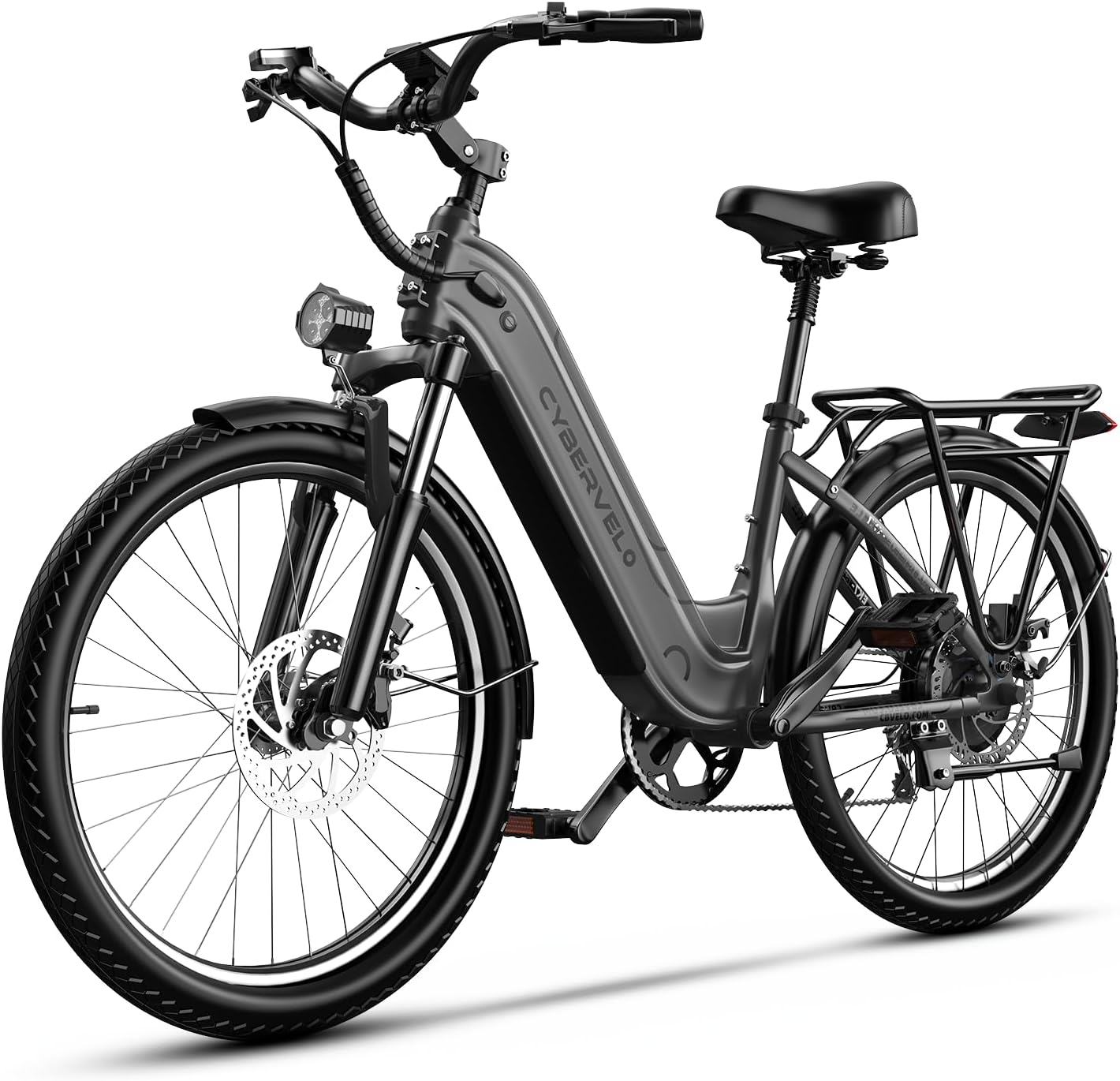 1000 Peak Electric Bike for Adults,up 80 Miles Removable Battery Ebike, 26" Electric E Bike with 7-Speed,Adult Electric Bicycles for Commute Beach Snow Womens All Terrain