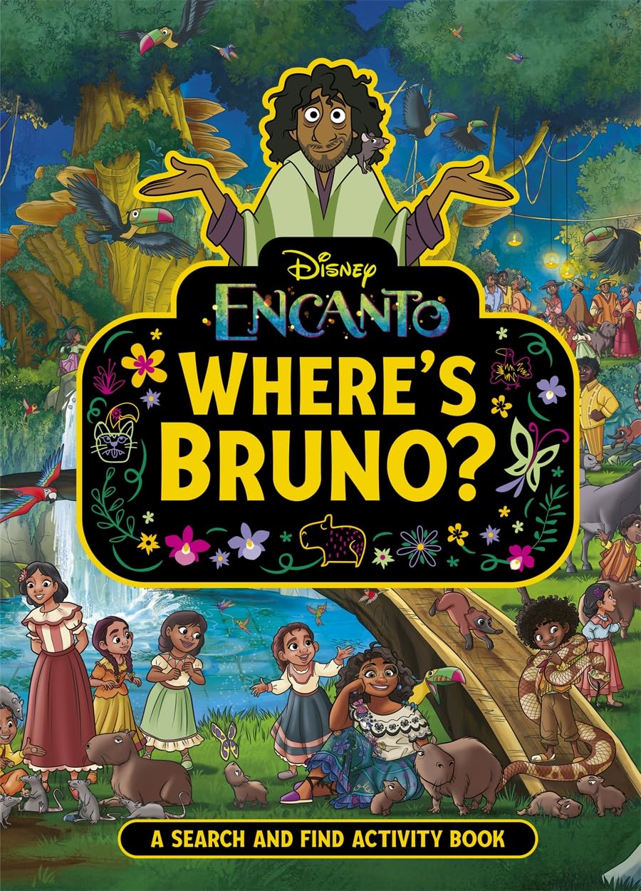 Where's Bruno?: A Disney Encanto Search and Find Activity Book