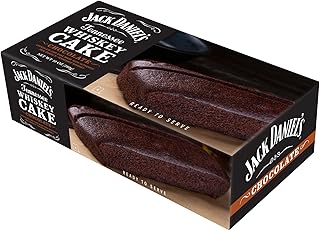 Great Spirits Baking Jack Daniel's Tennessee Chocolate Cake, 10 oz, Authentic Whiskey-Infused Dessert, Perfect for Whiskey Lovers, Ready-to-Serve, Certified Kosher Dairy