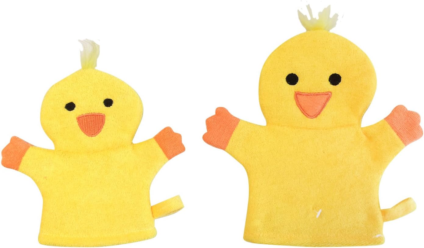 Ginsey Bath Mitt Set, Ducks