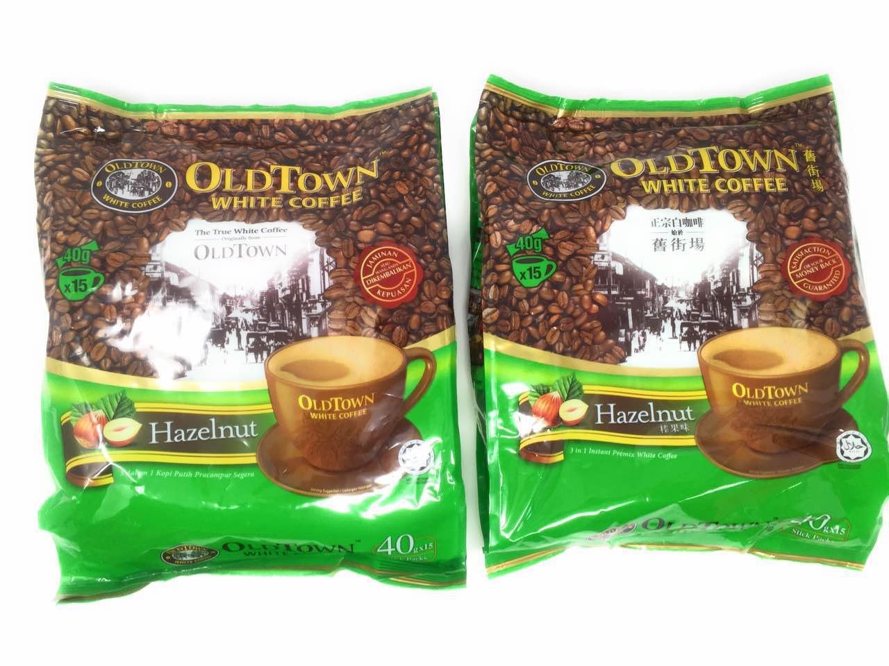 Old Town - White Cafe 3in1 Hazelnut 21.2 oz (2 pack)
