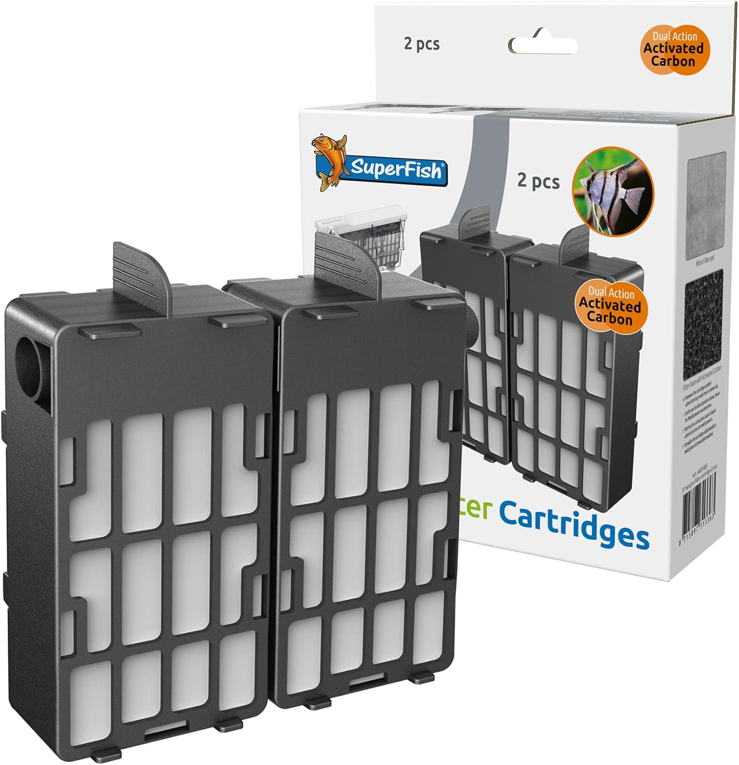 Superfish Hang-On Filter Media Cartridge Set (2pcs)