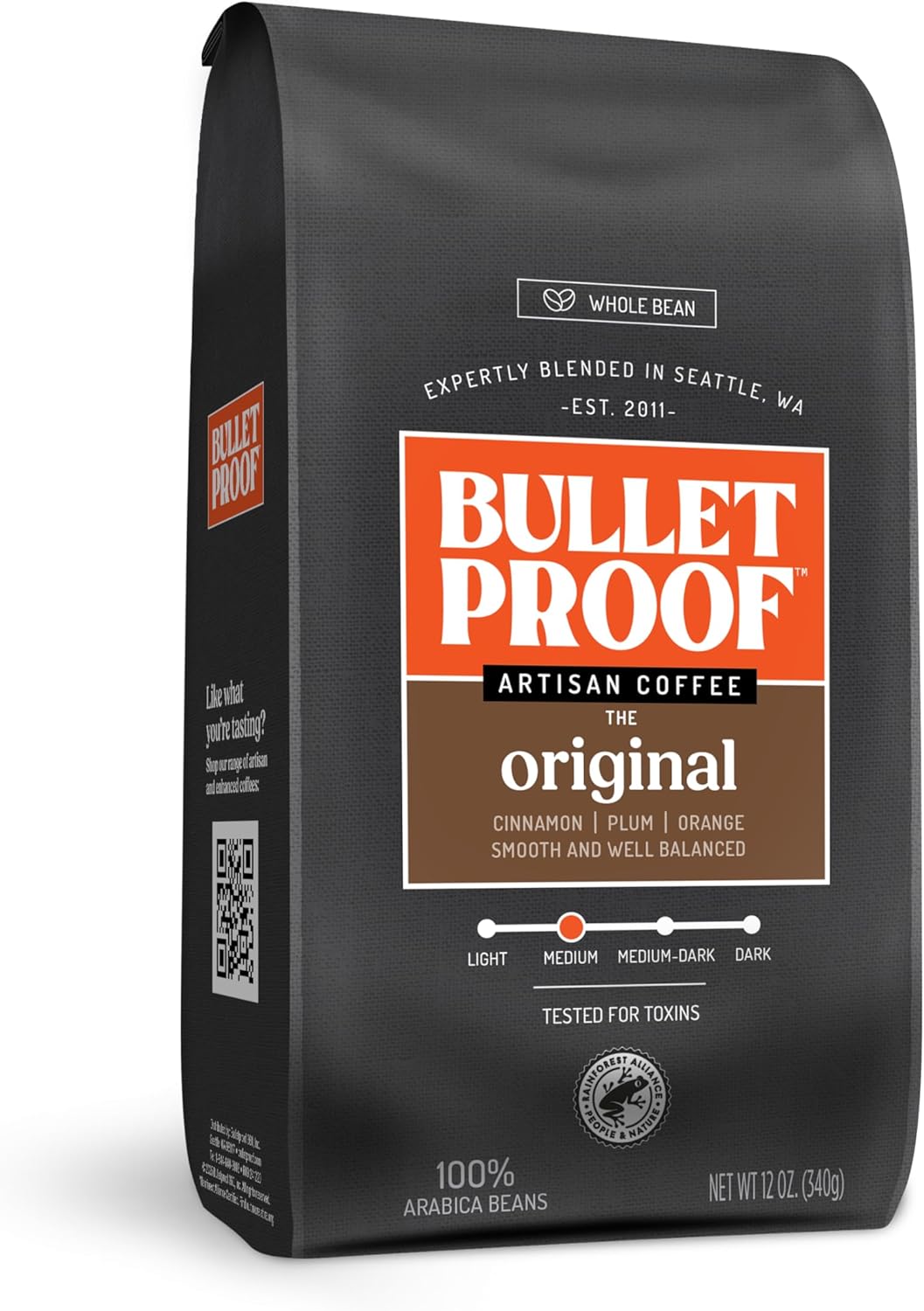 Bulletproof - Upgraded Coffee (whole bean) - 340g/12oz (single)