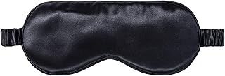 Slip Silk Sleep Mask, Black (One Size)
